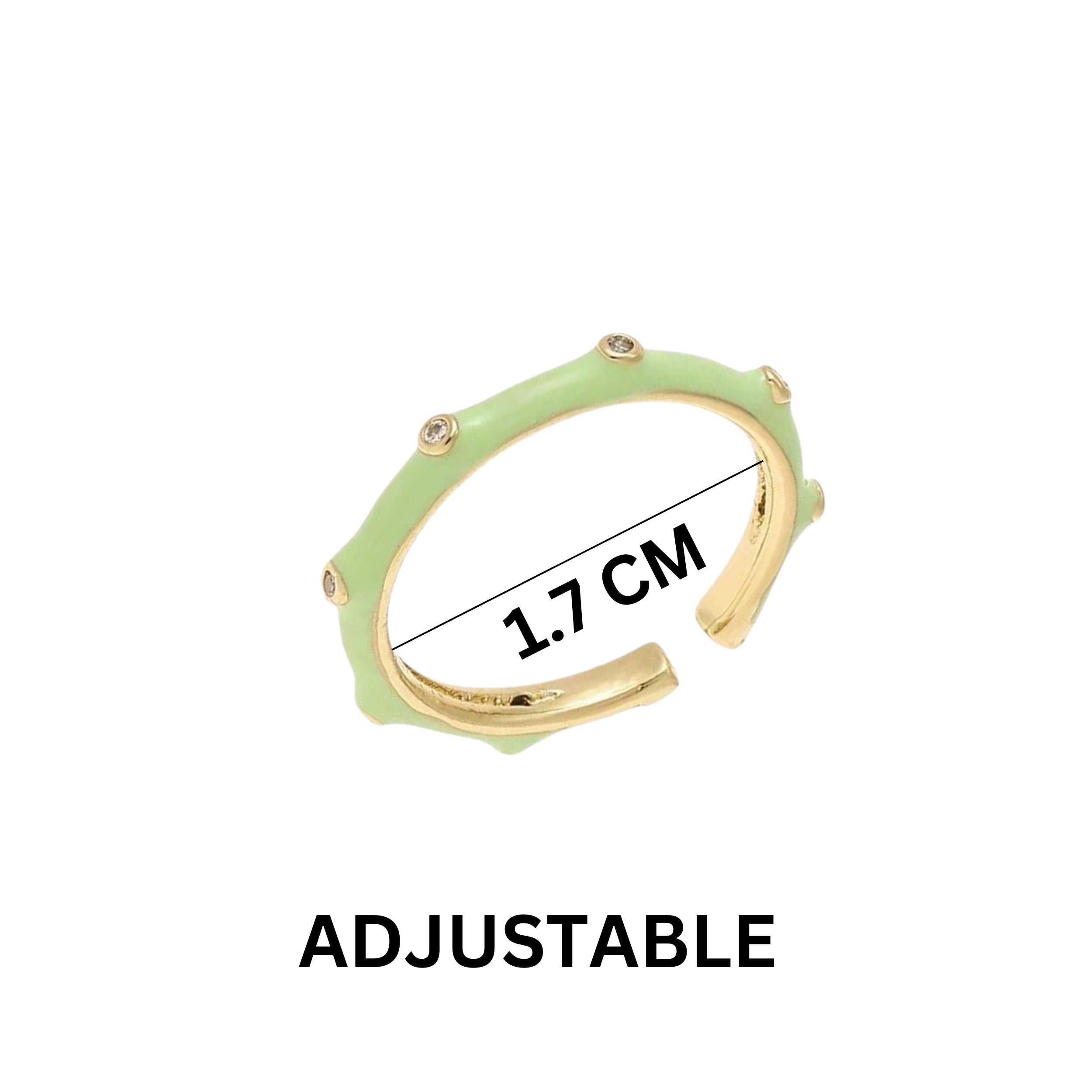 Salty Sinister Splendor Ring - Green