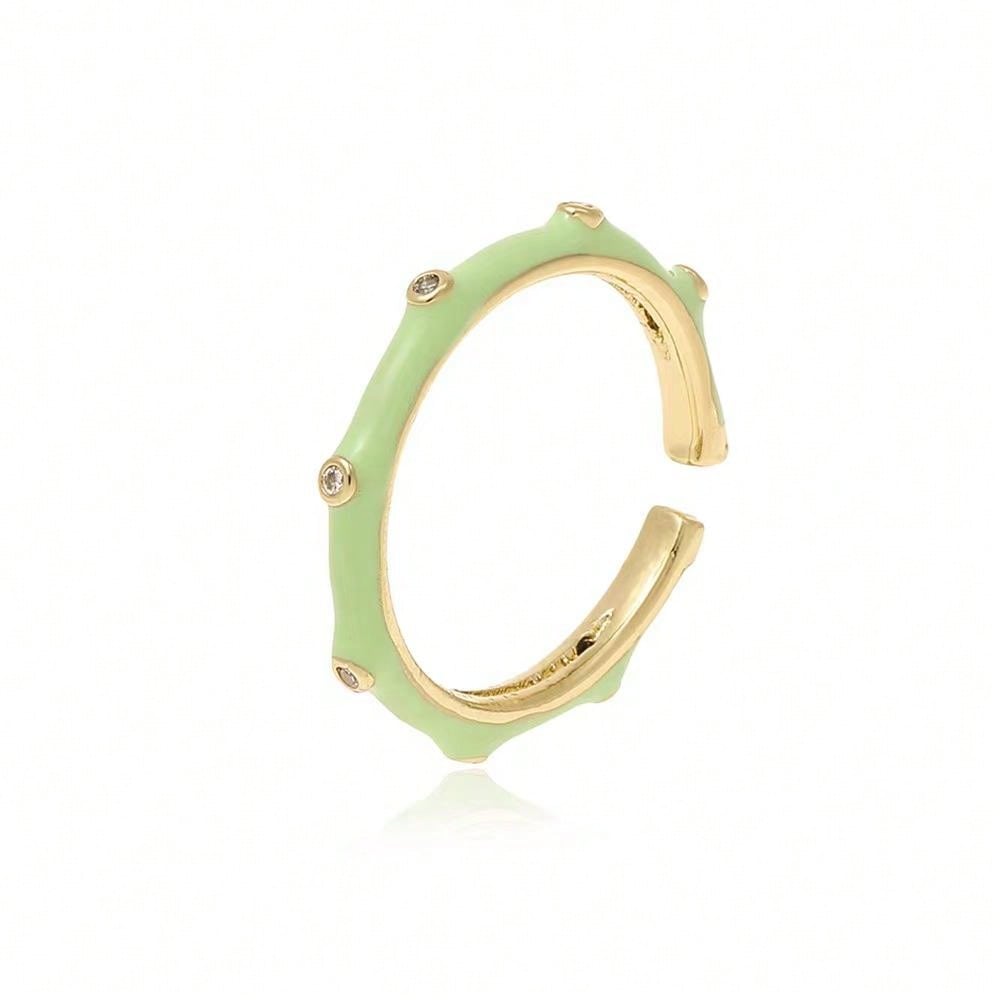 Salty Sinister Splendor Ring - Green