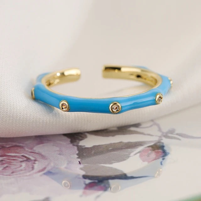 Salty Sinister Splendor Ring - Blue