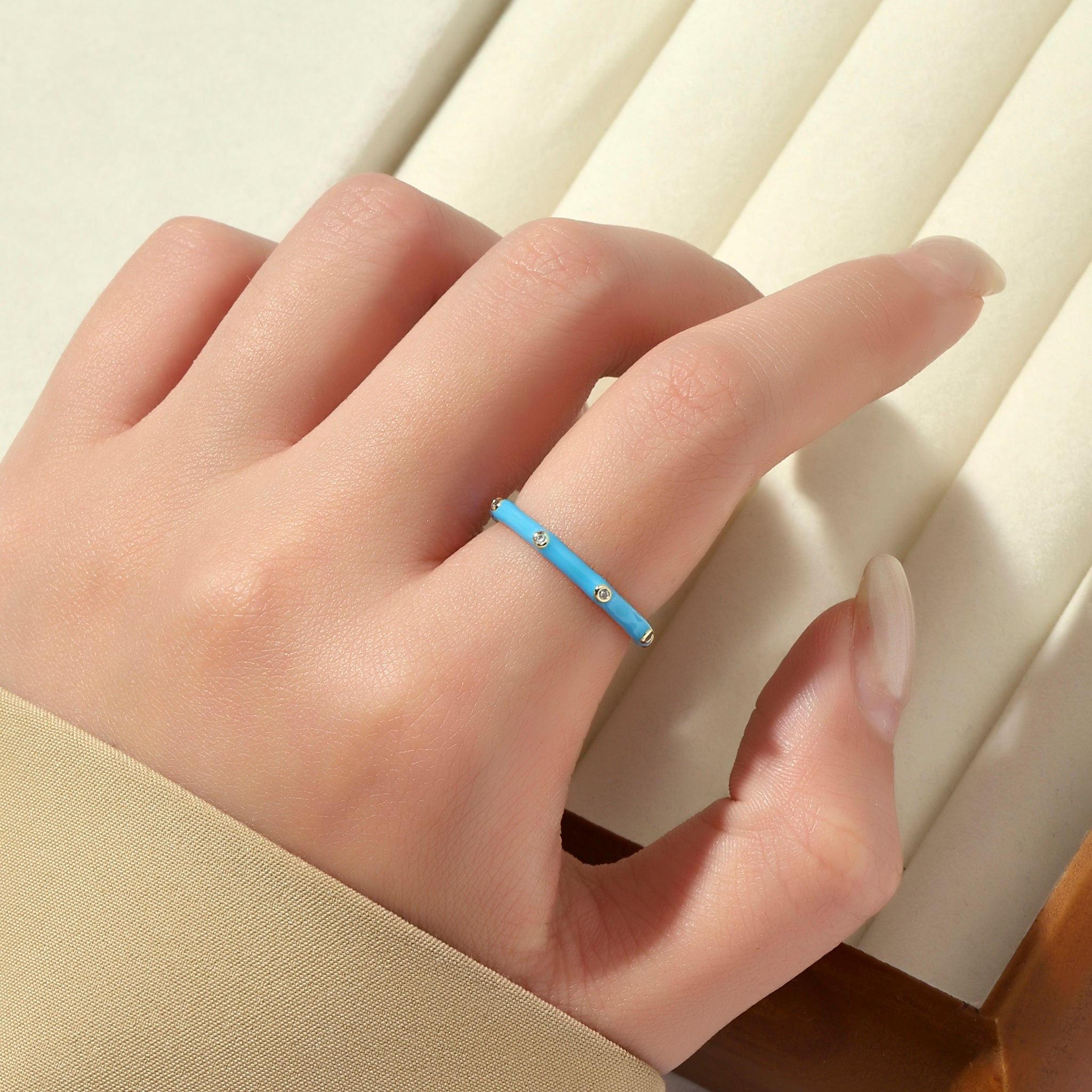 Salty Sinister Splendor Ring - Blue