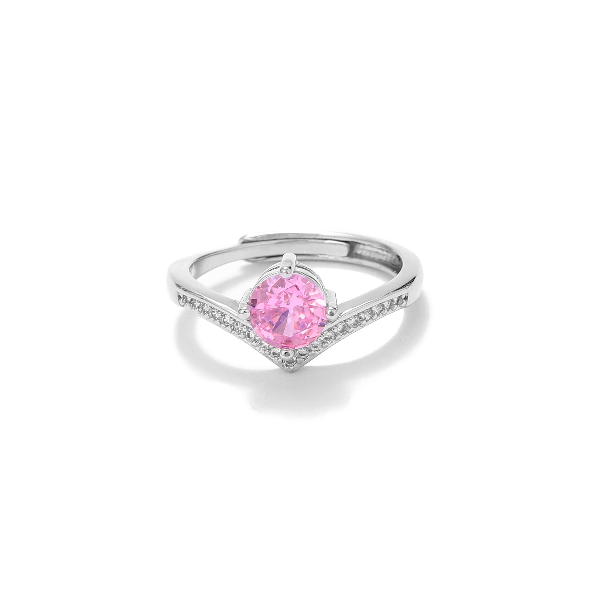 Salty Sweetheart Rosé Curve Ring