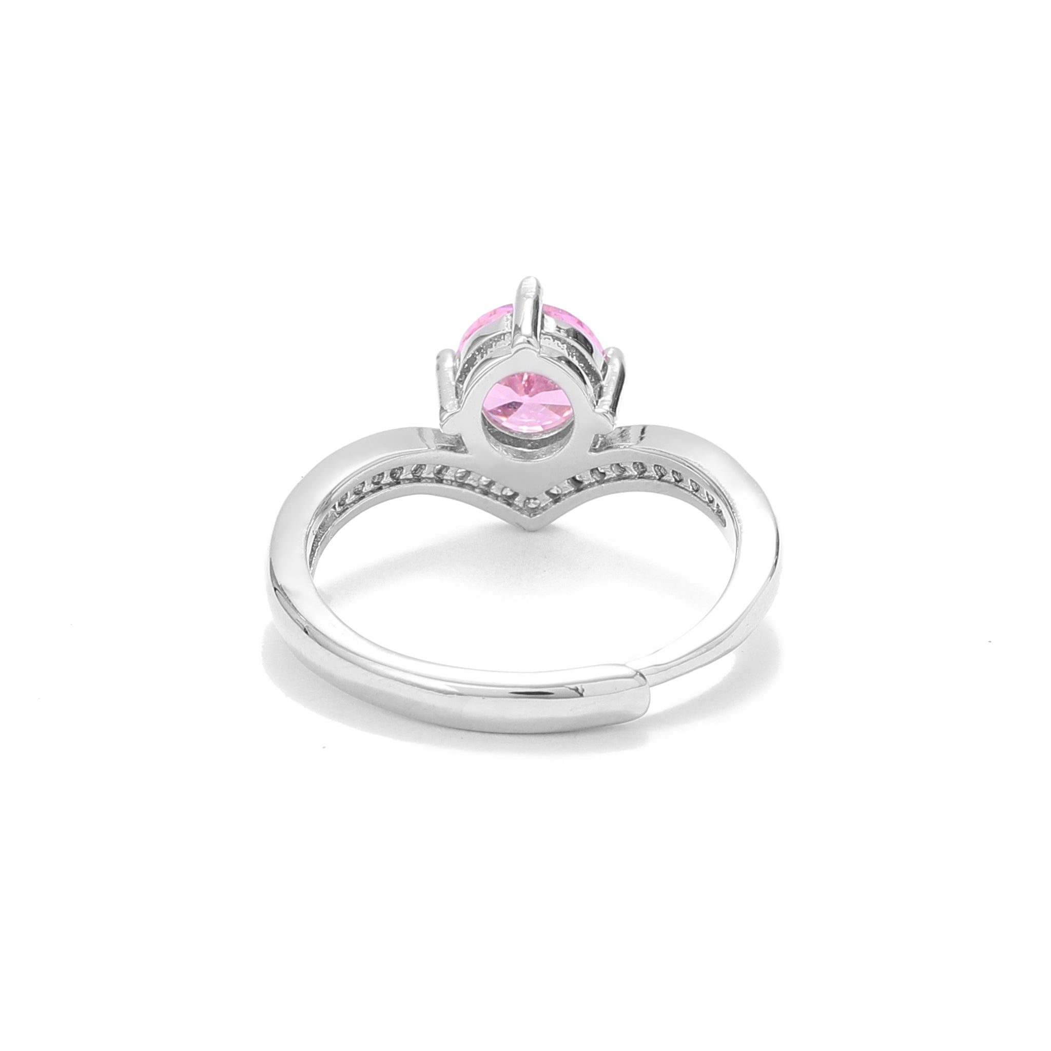 Salty Sweetheart Rosé Curve Ring