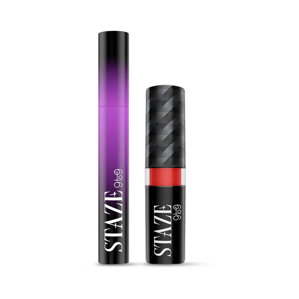 Staze Velvet Kiss Bullet Lipstick with Mascara