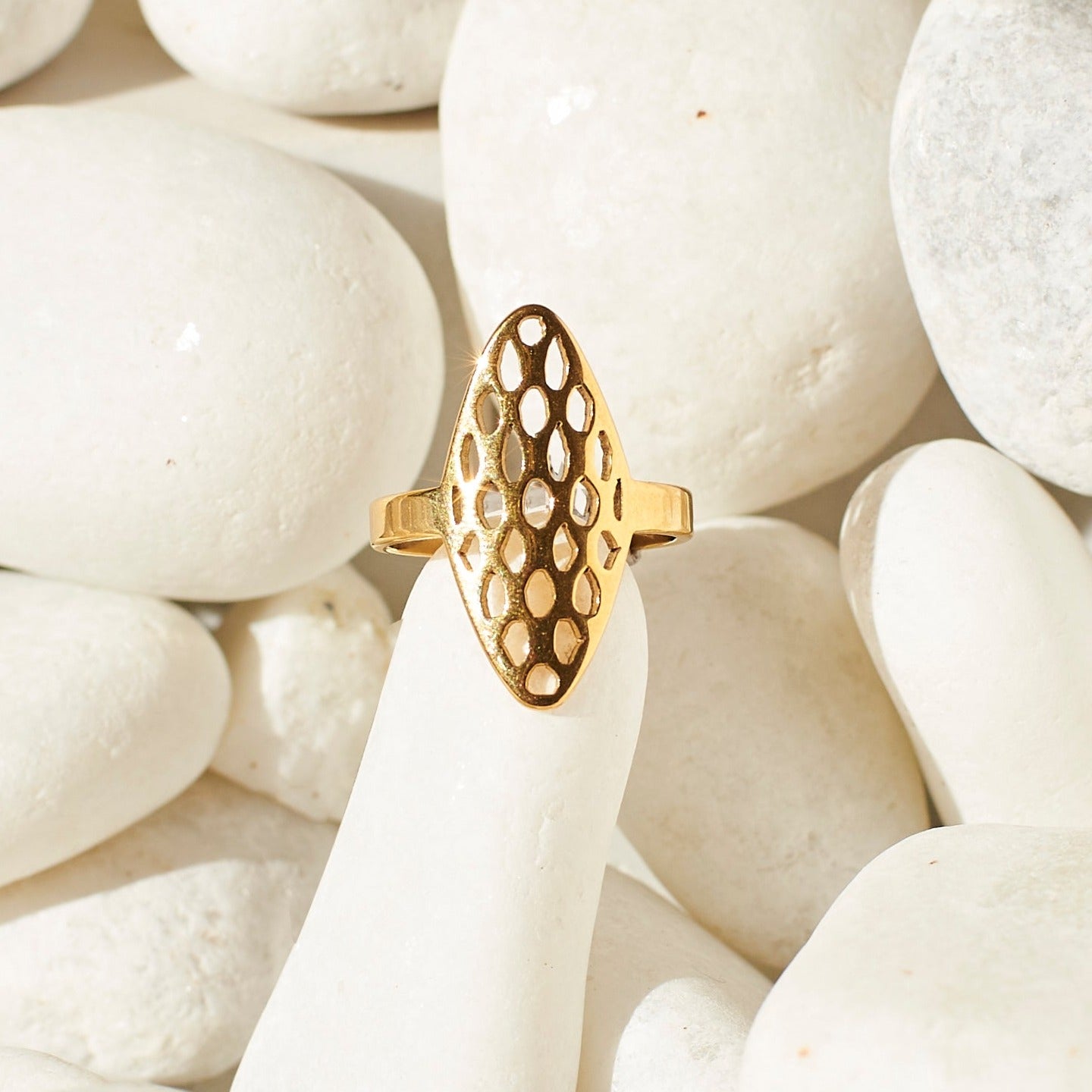 Salty Retro Sweetheart Ring