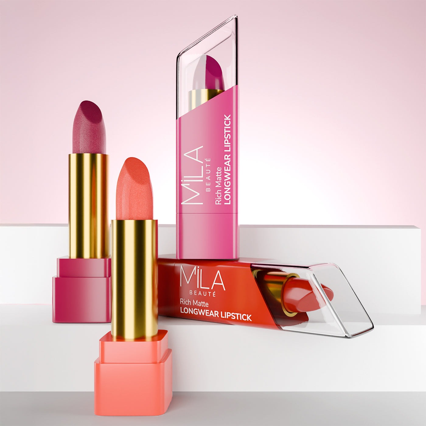 Mila Beaute Rich Matte Upto 8hrs Longwear Lipstick