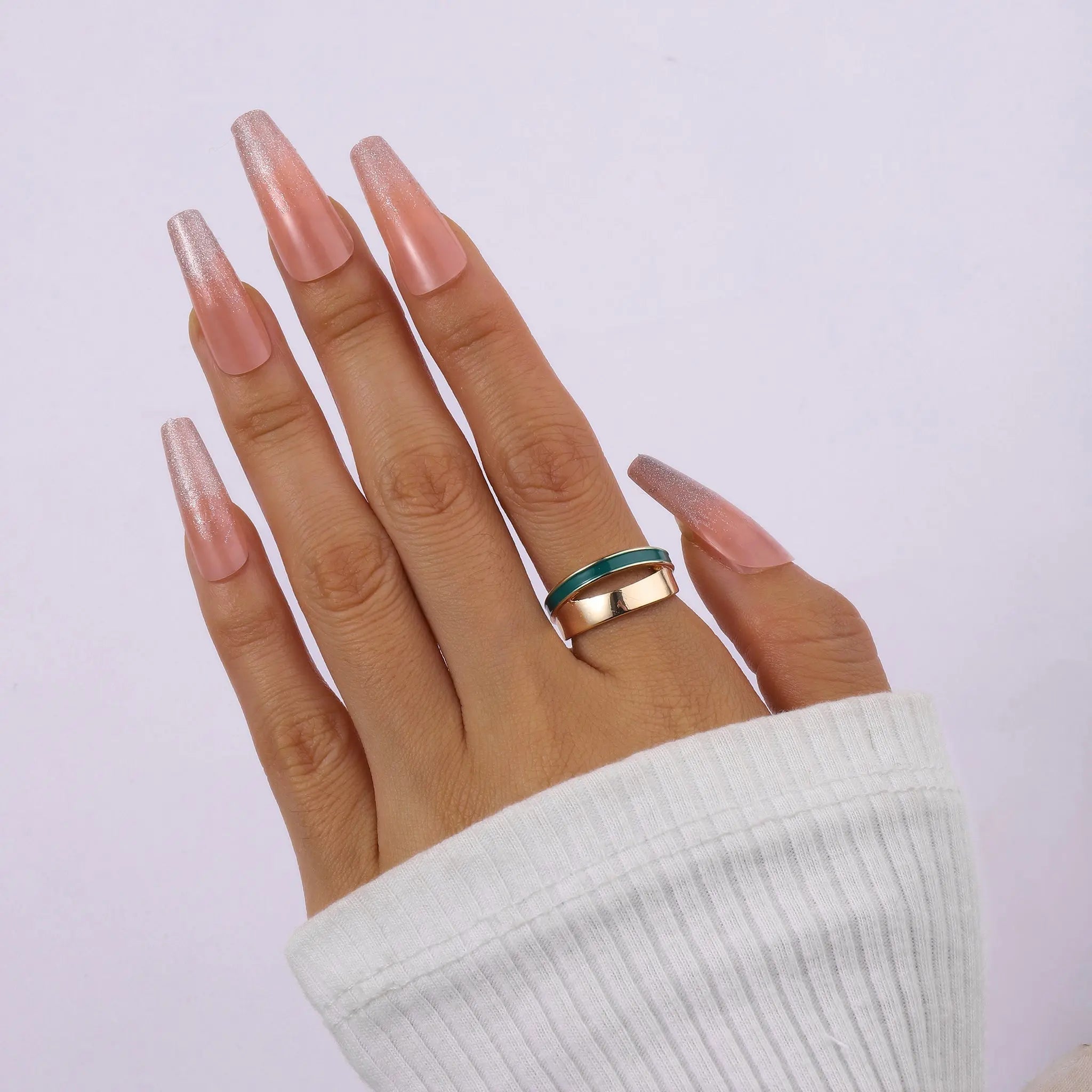 Salty Rumi Enamel Gold Ring