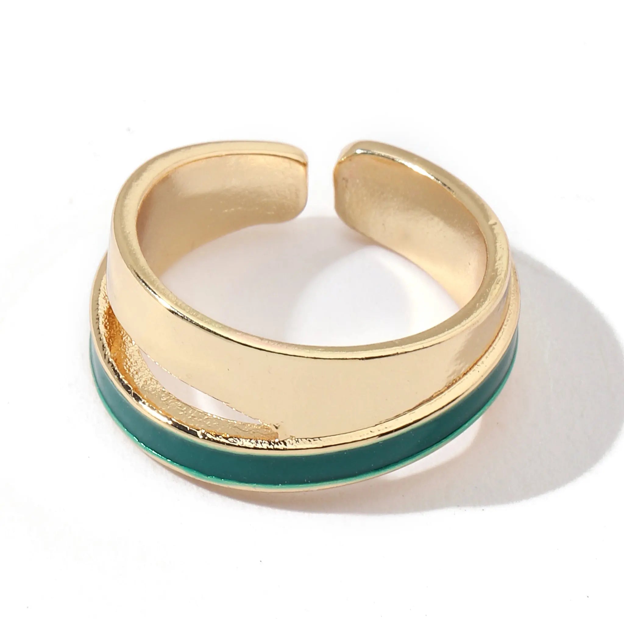 Salty Rumi Enamel Gold Ring
