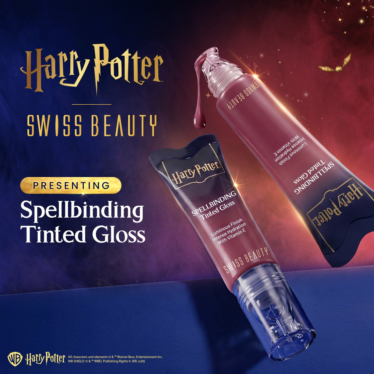 Swiss Beauty Bombarda Toffee Brown - Spellbinding Tinted Gloss - HP