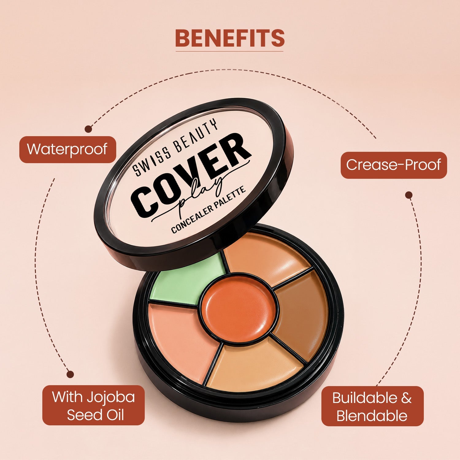 Swiss Beauty Cover Play Concealer Palette