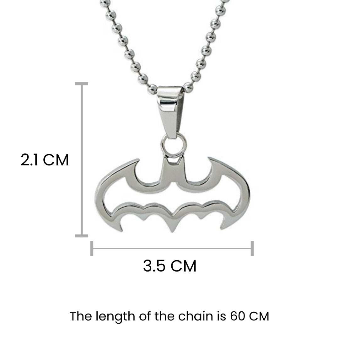 Salty Bruce Wayne Silver Pendant