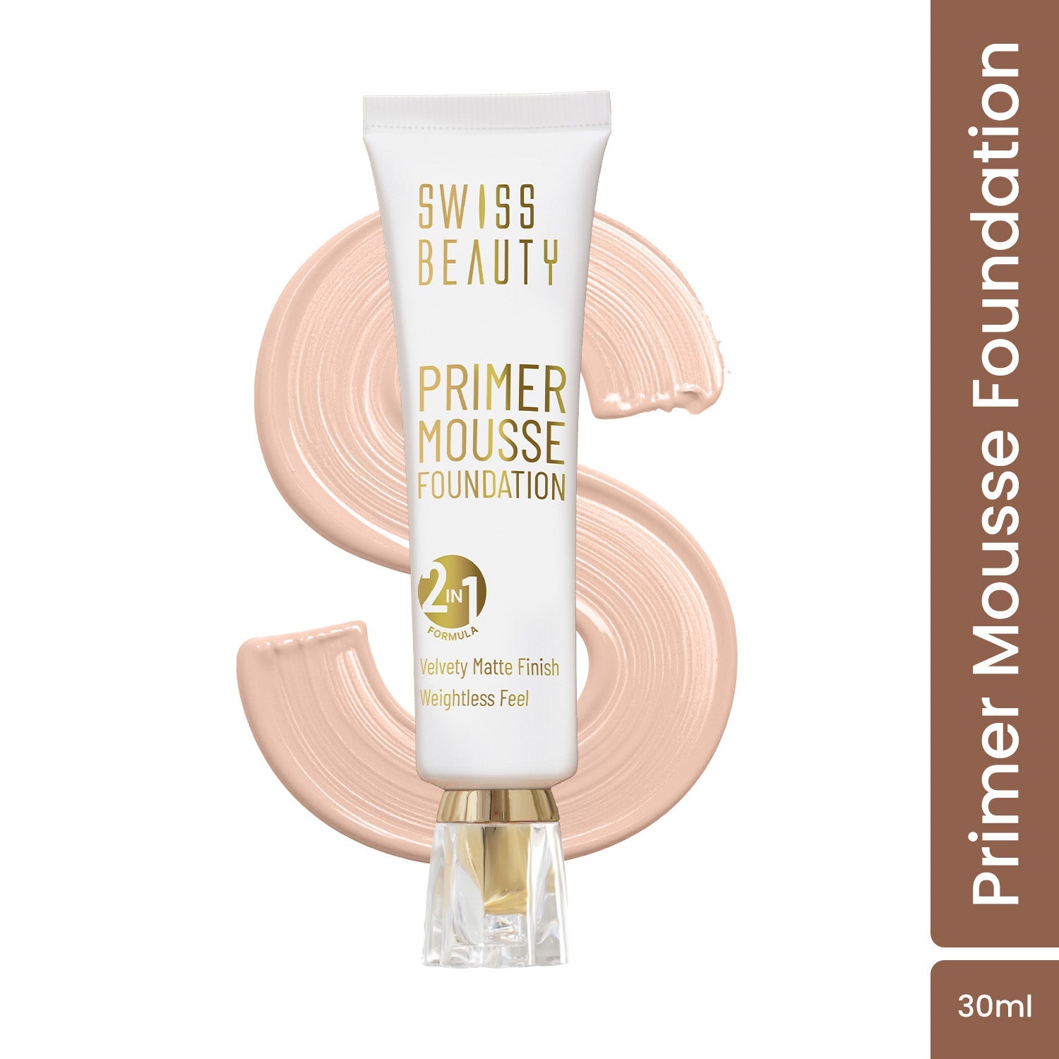 Swiss Beauty Primer Mousse Foundation