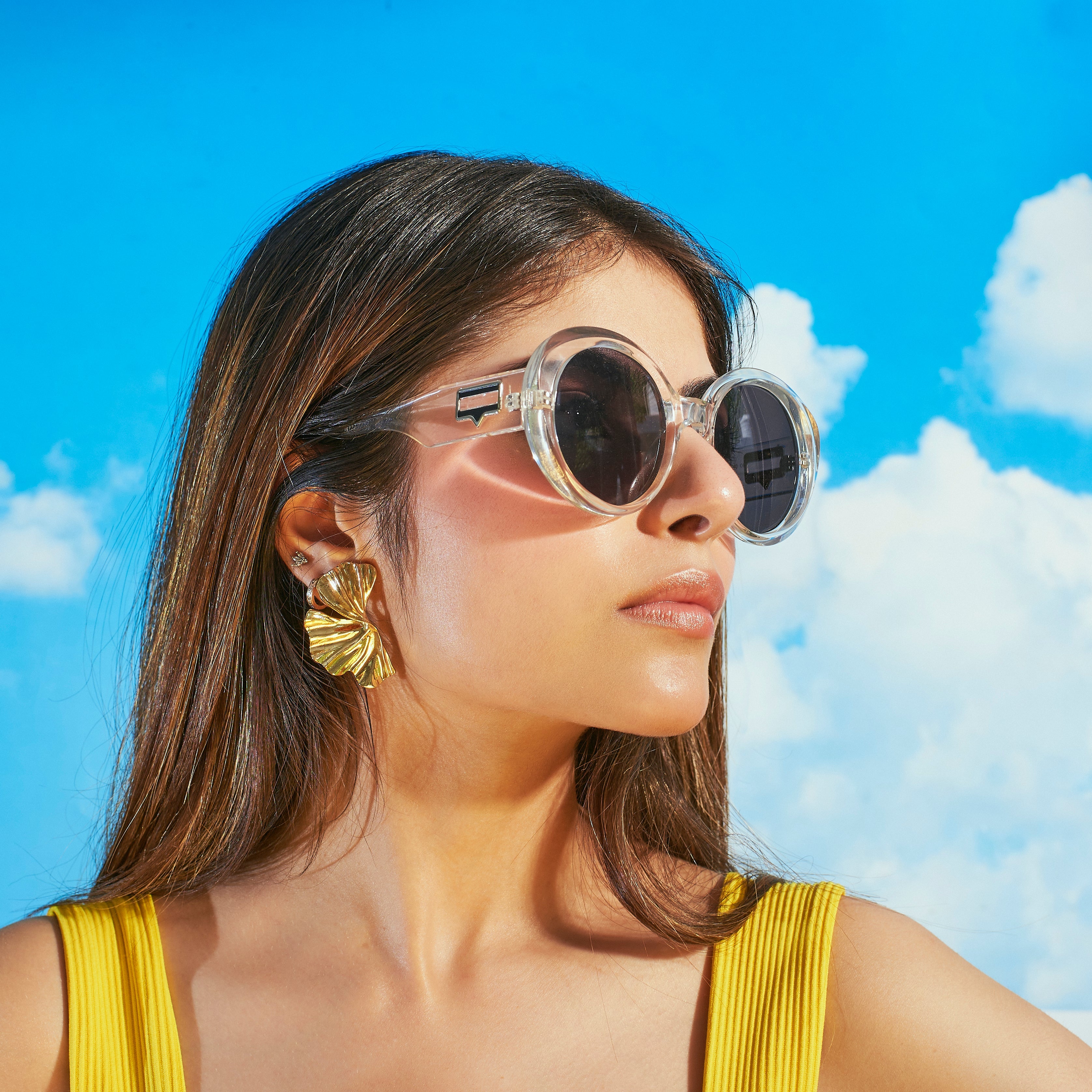 Salty Obsidian Ice Sunglasses