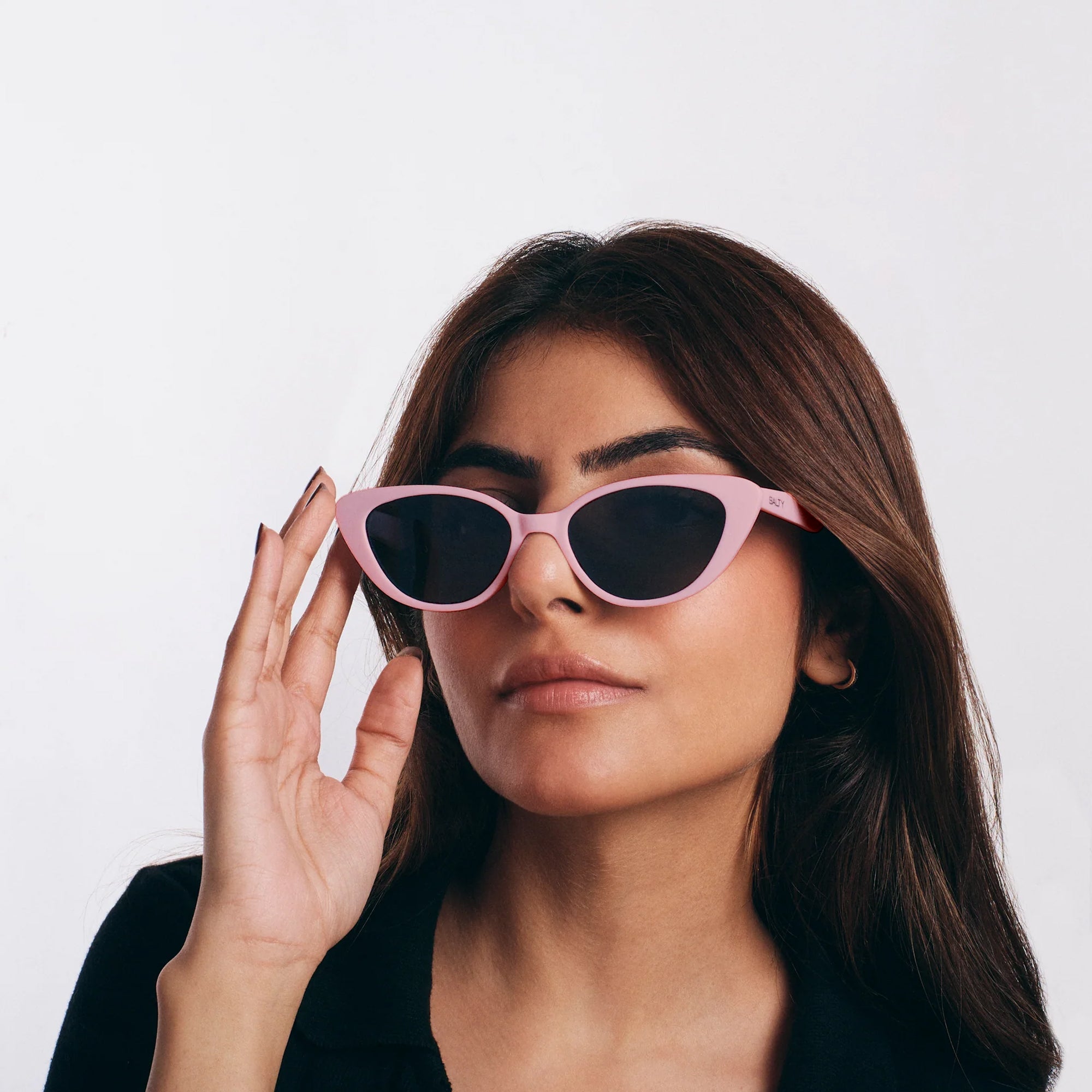 Salty Barbie Inspired Pink Frame Oval Sunglasses for Girls