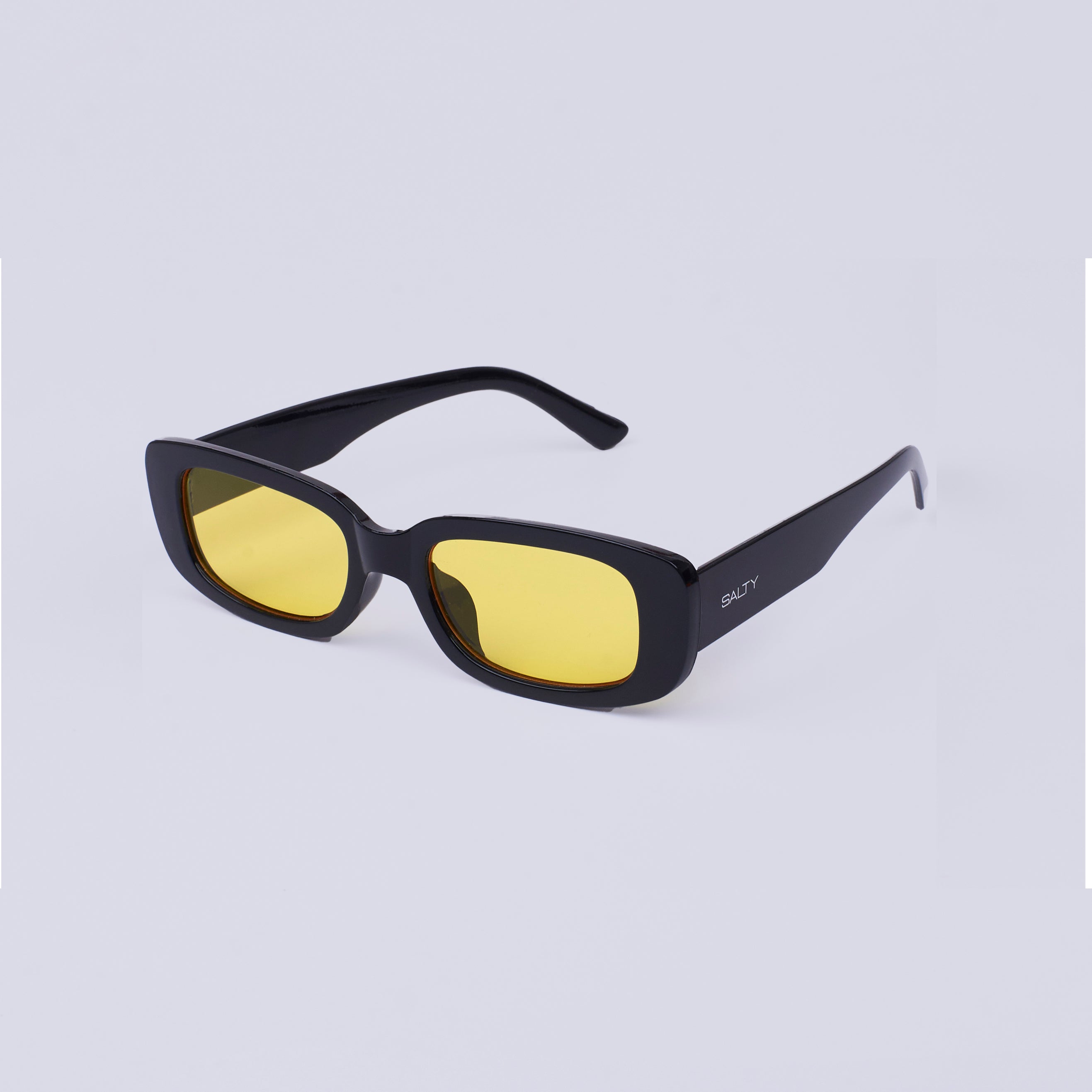 Salty Bold Rectangular Night Driving Sunglasses