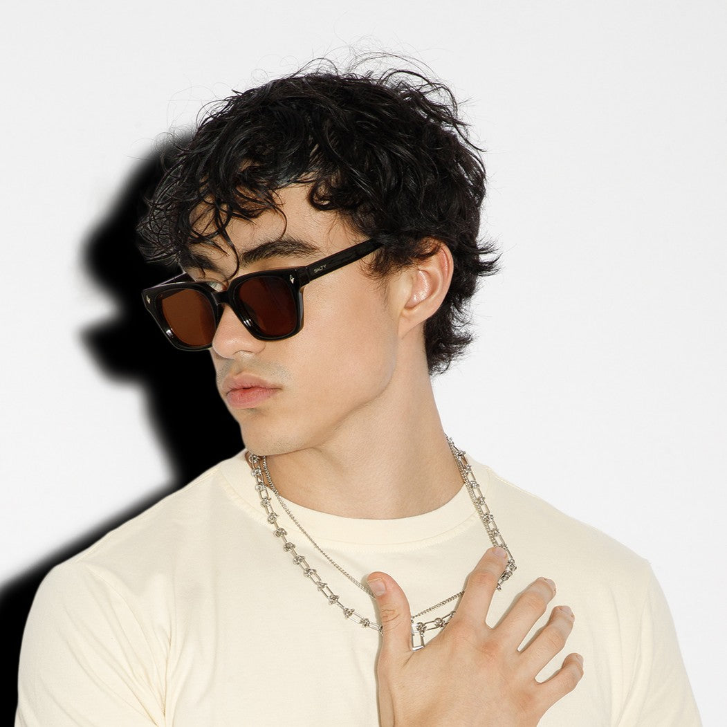 Salty Mocha Curve Luxury Sunglasses for Men