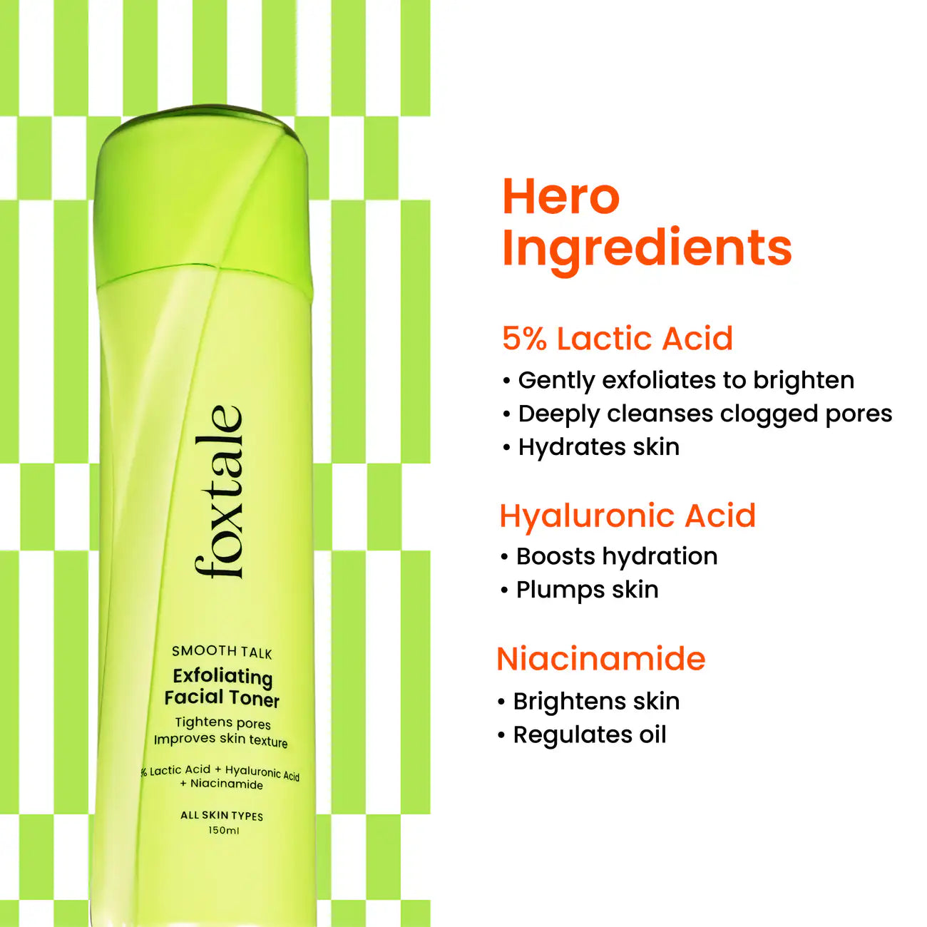 Foxtale Exfoliating Facial Toner