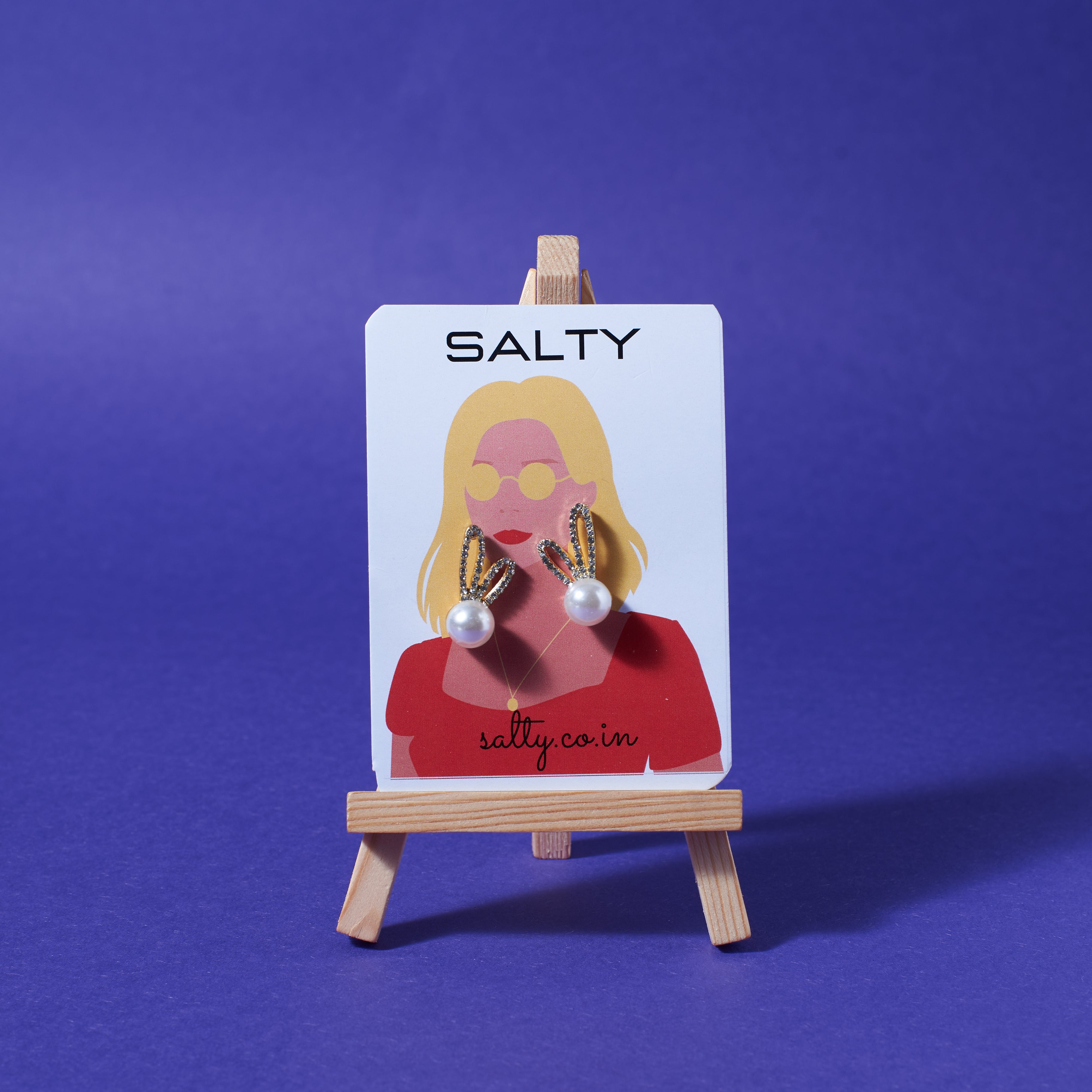 Salty FairyFrost Pearl Earrings