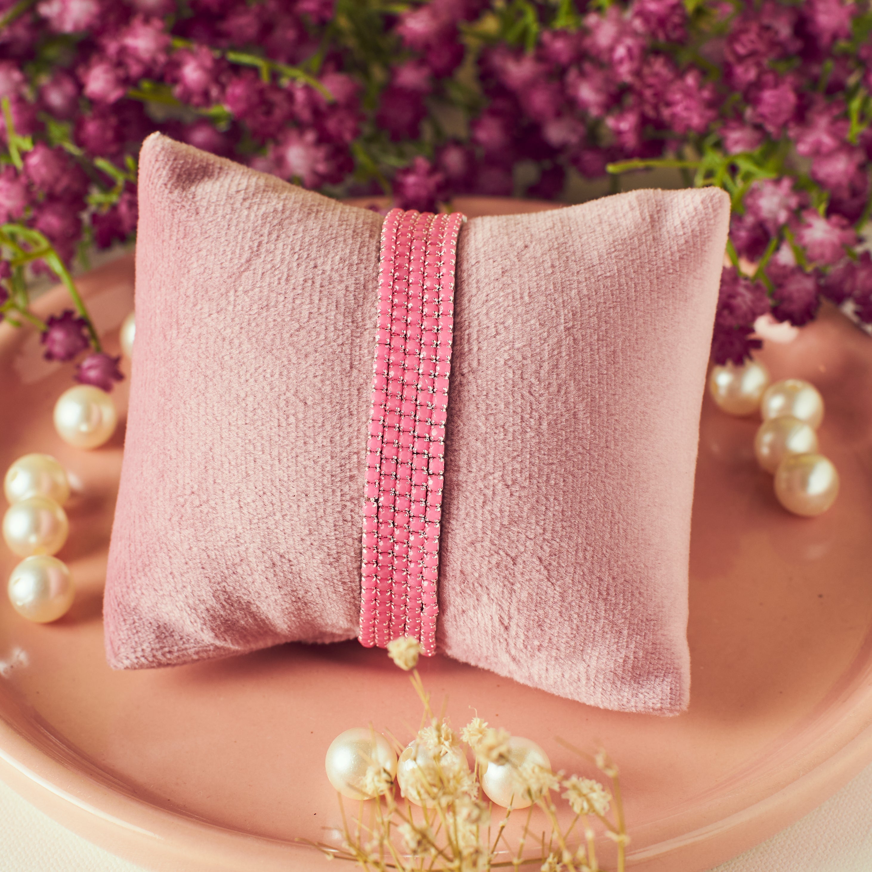 Salty Strawberry Sorbet Stretchable Bands (Set of 5)