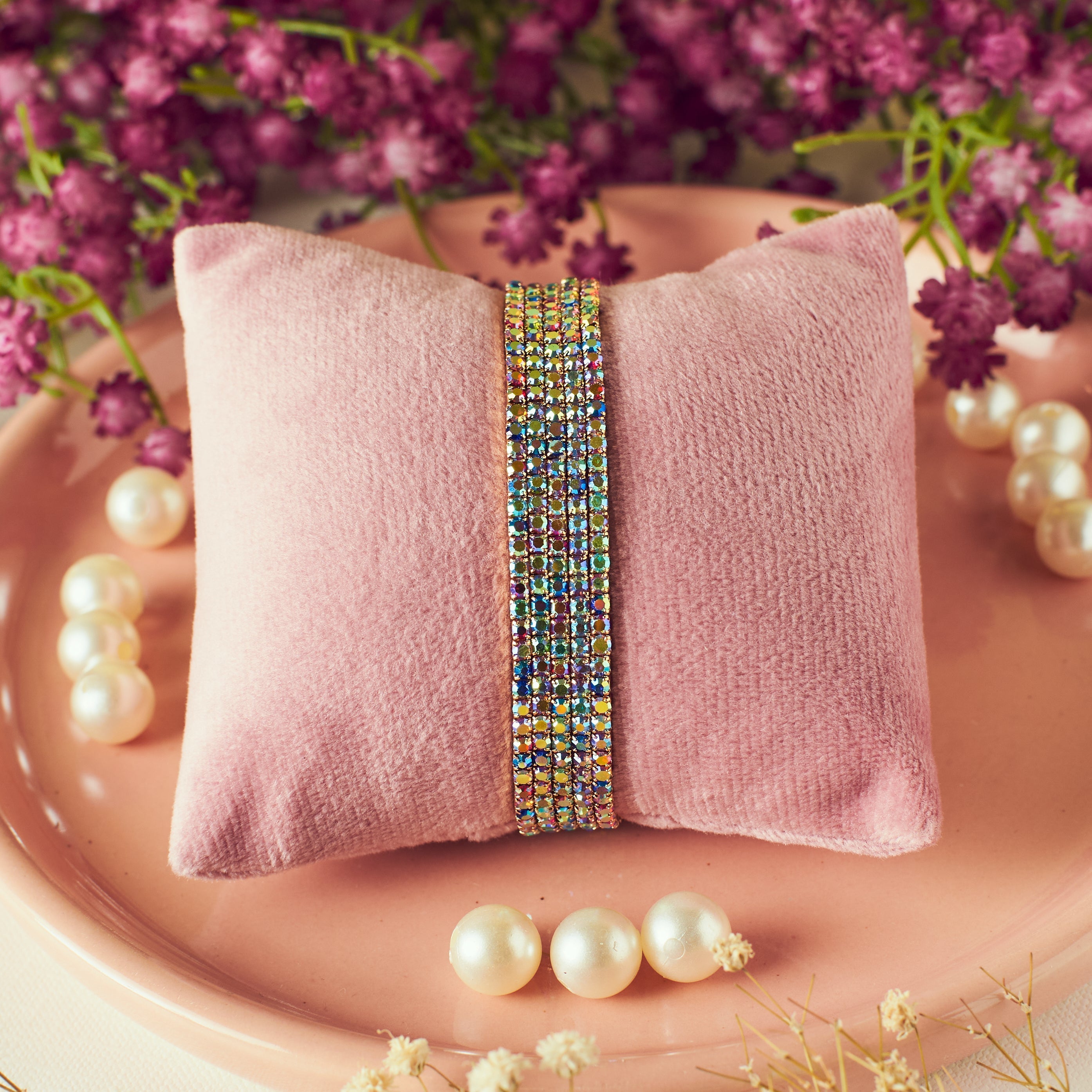 Salty Dazzling Diamond Stretchable Bands (Set of 5)
