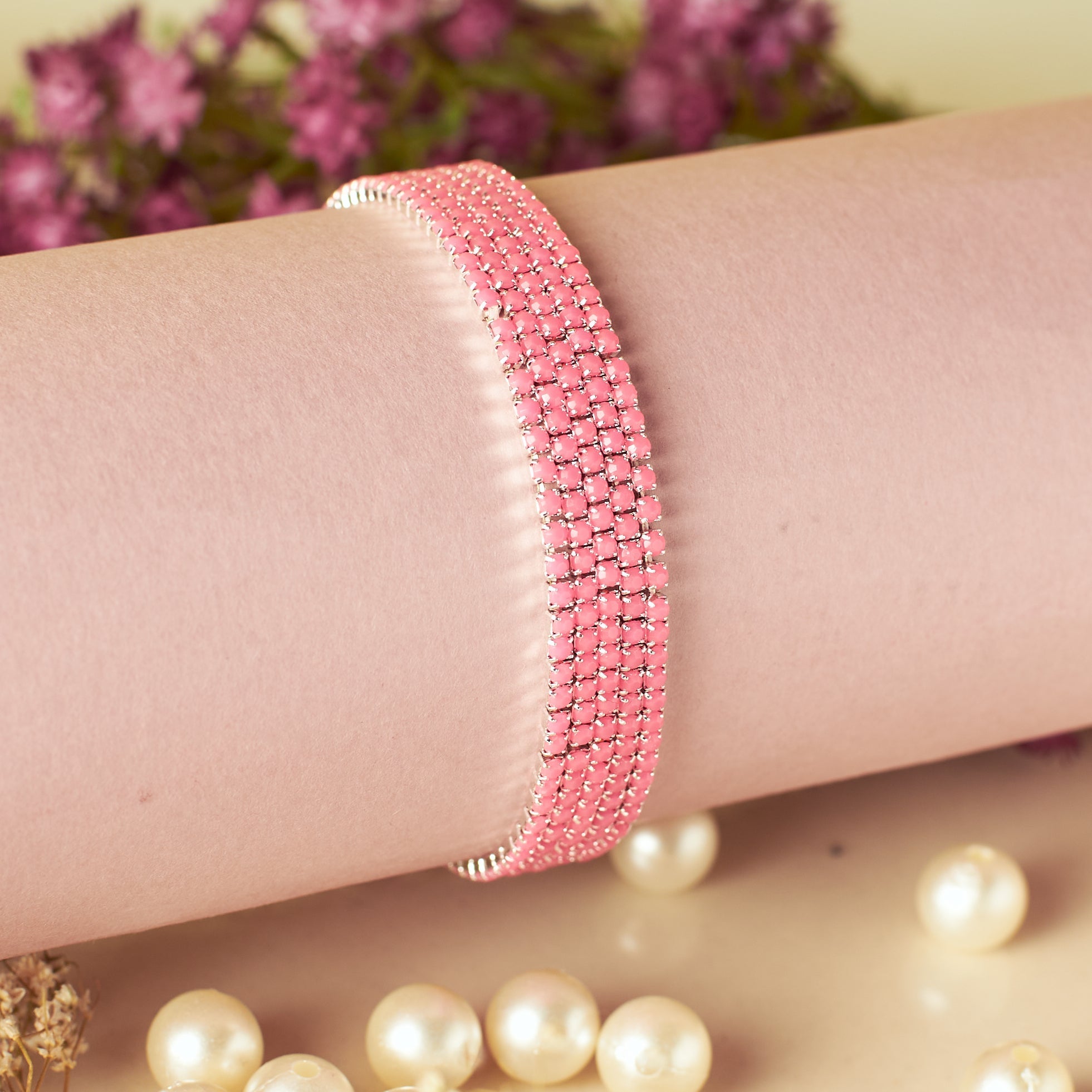 Salty Strawberry Sorbet Stretchable Bands (Set of 5)