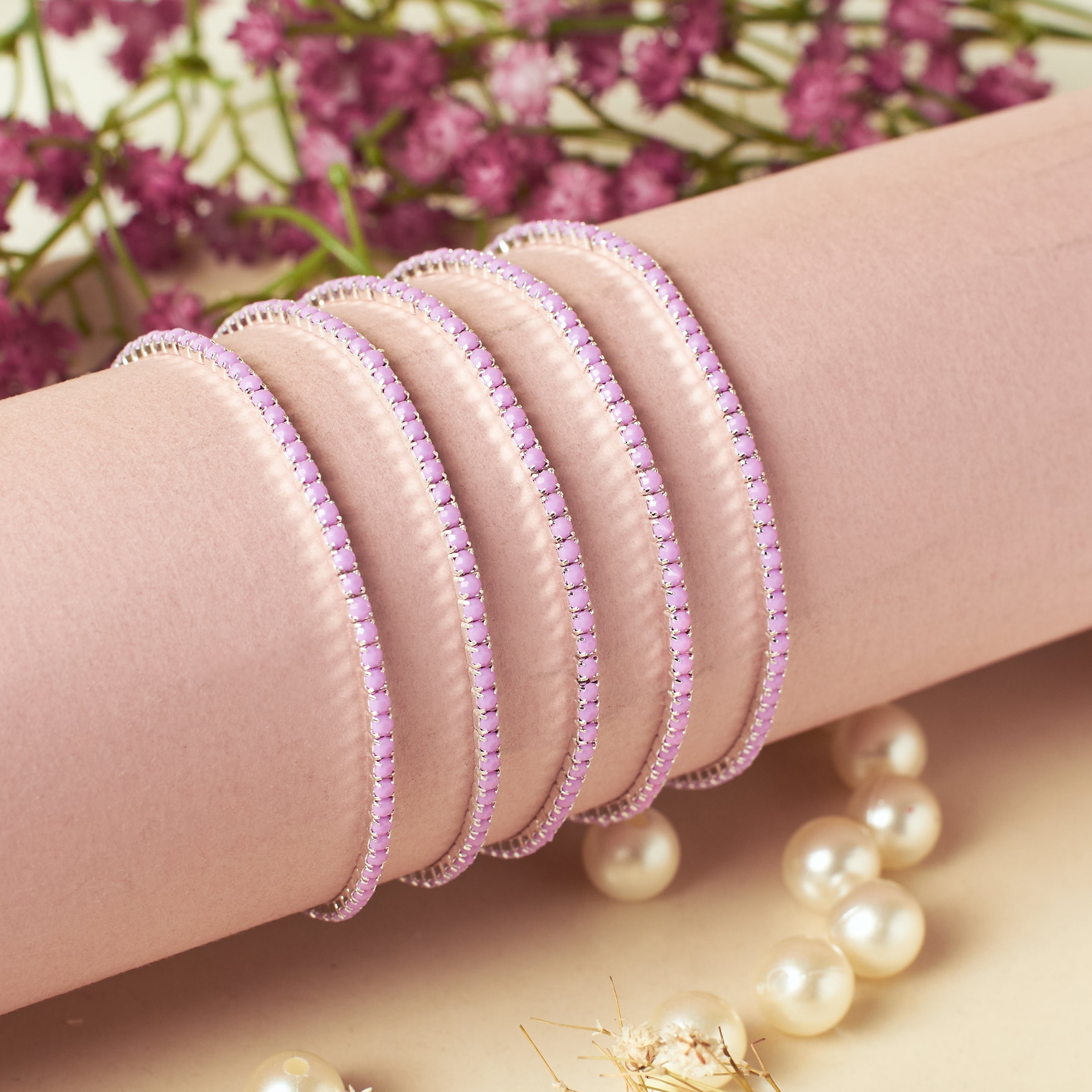 Salty Orchid Stretchable Bands (Set of 5)