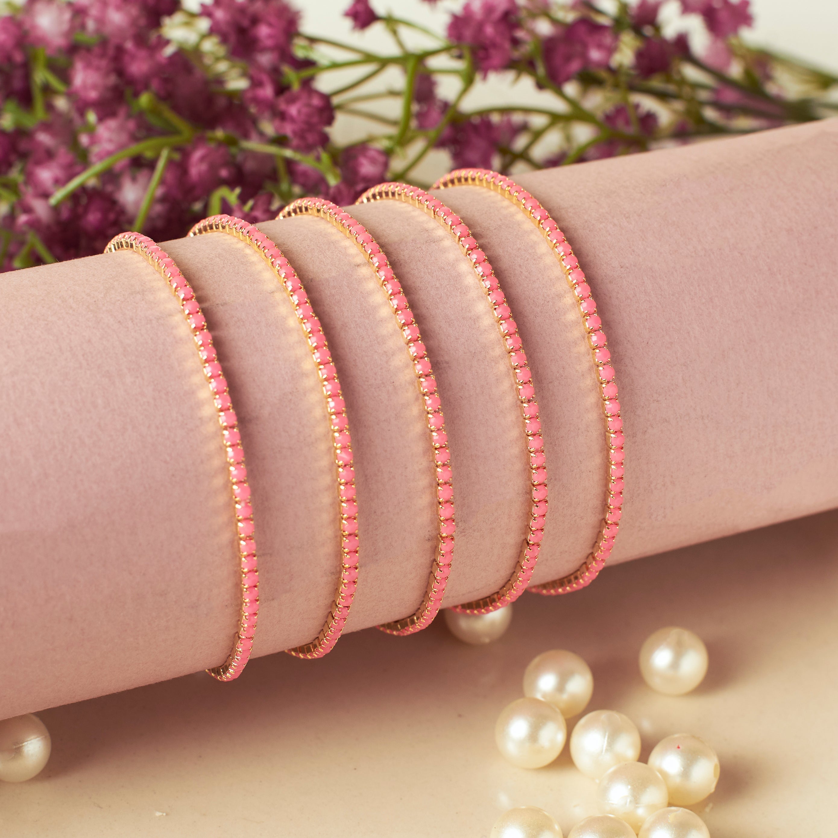 Salty Magnolia Stretchable Bands (Set of 5)