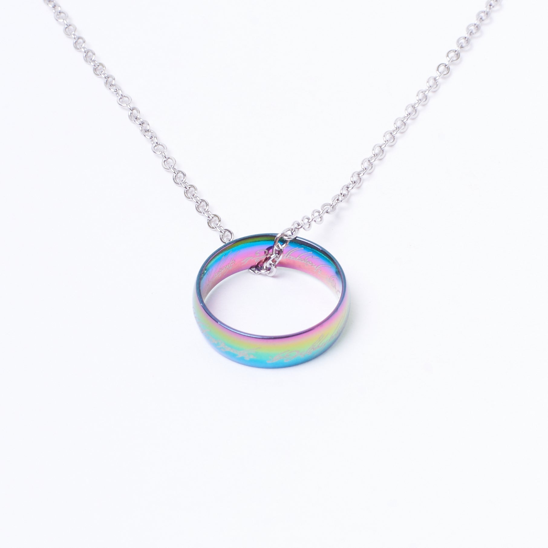 Salty Promise Ring Chain - Holographic