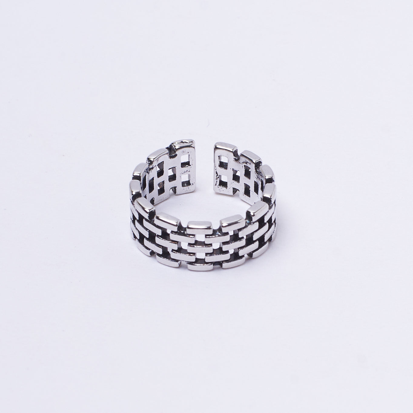 Salty Scrambler Silver Ring