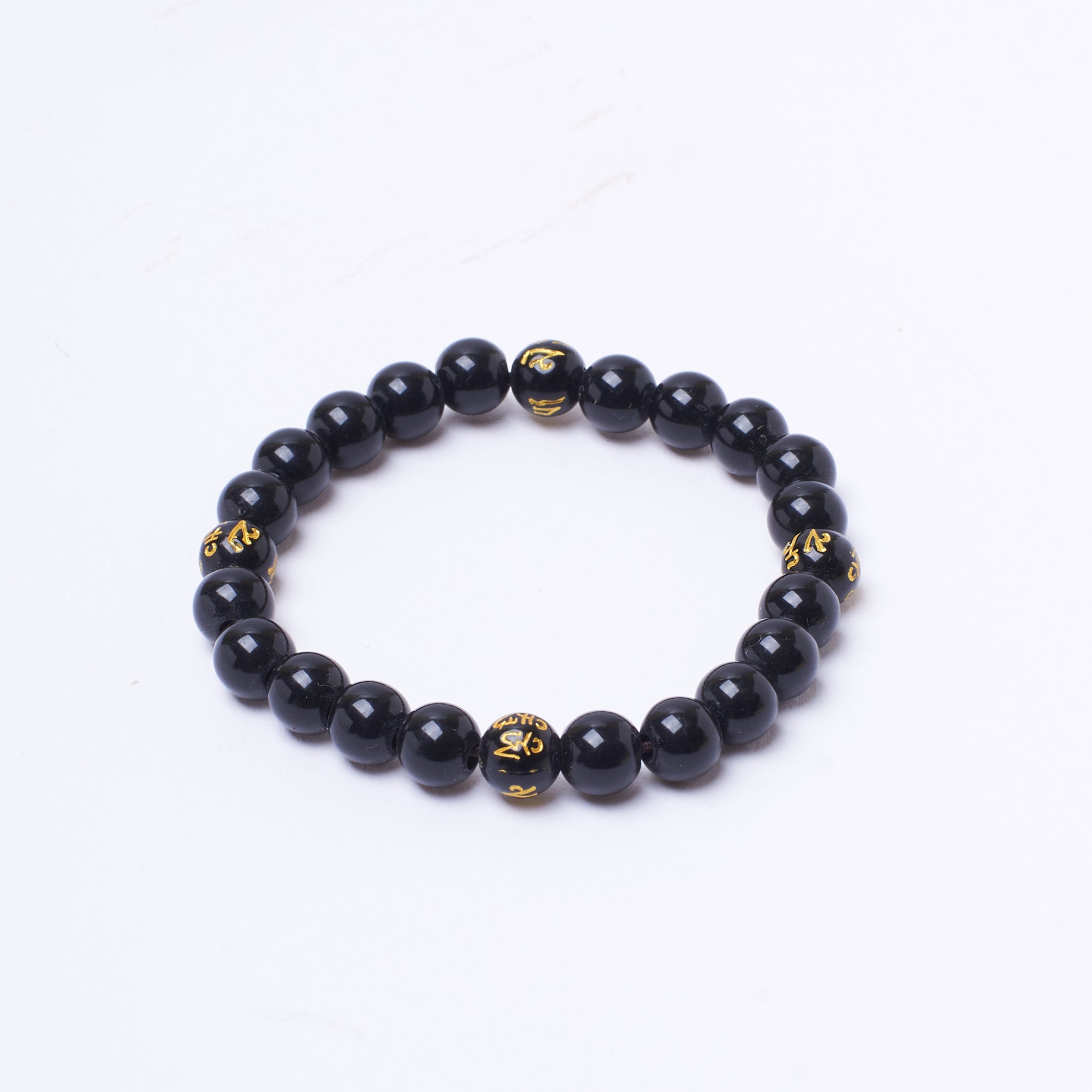 Salty February Birthstone Beaded Band
