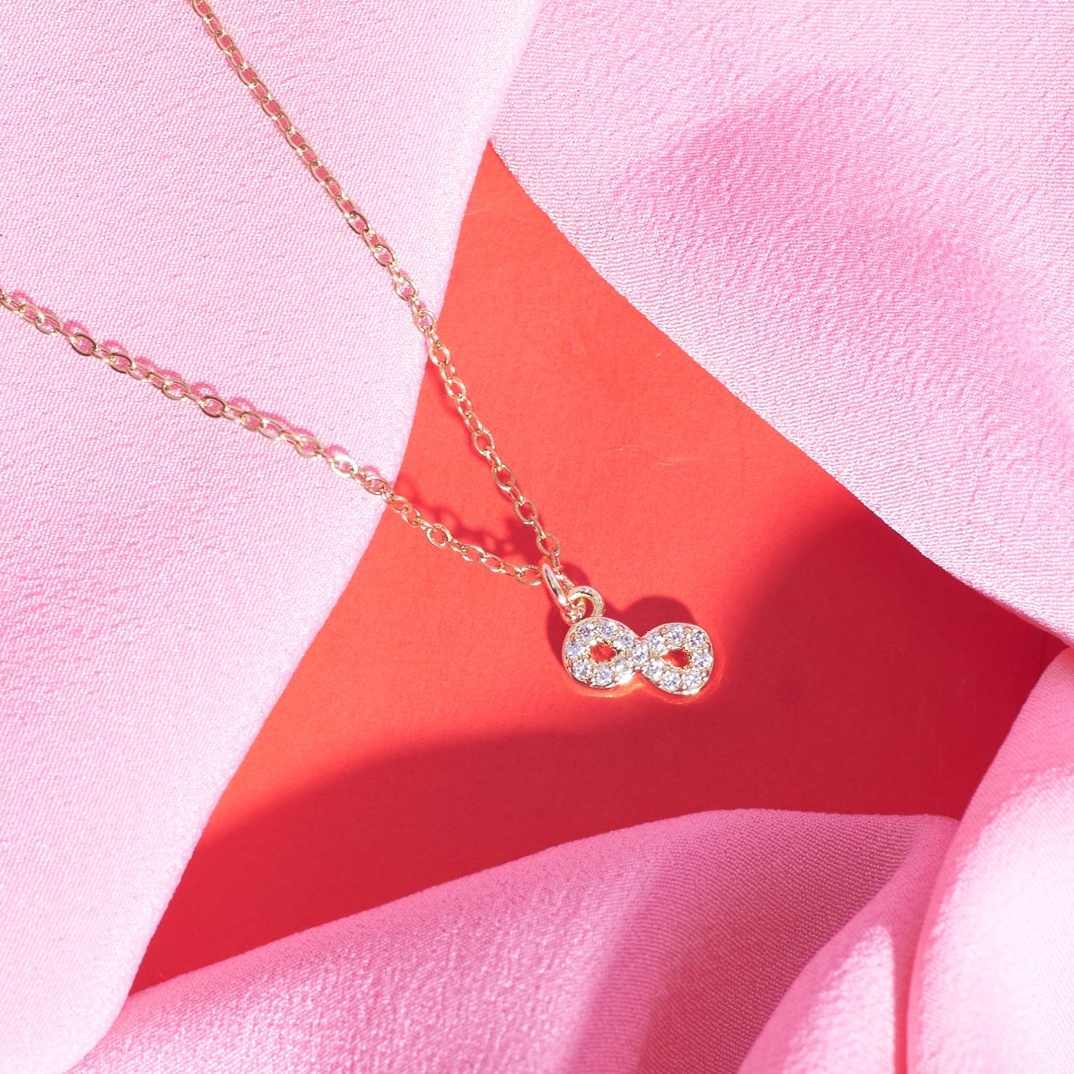 Salty Infinity Charm Necklace