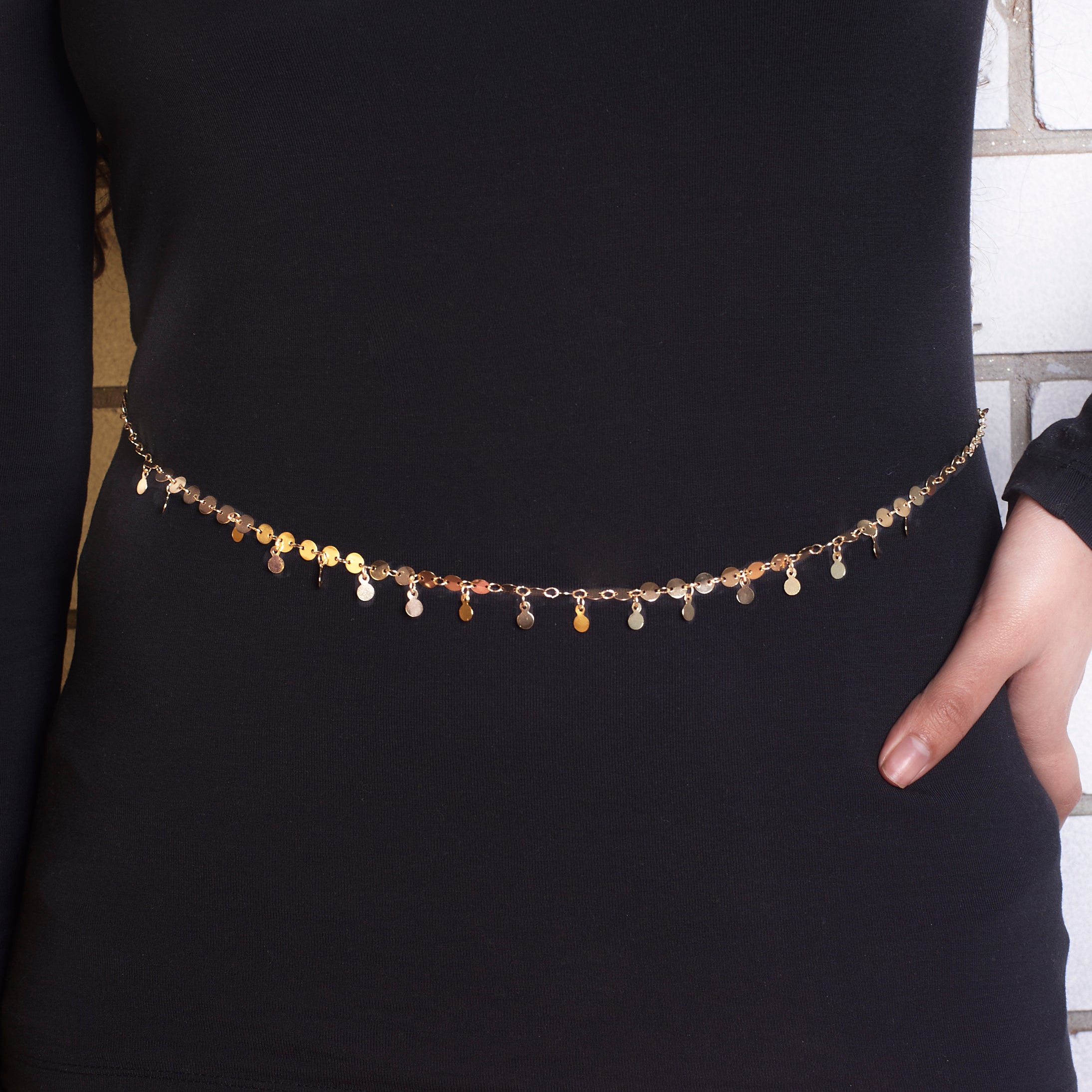 Salty Sleek Curve Waist Chain