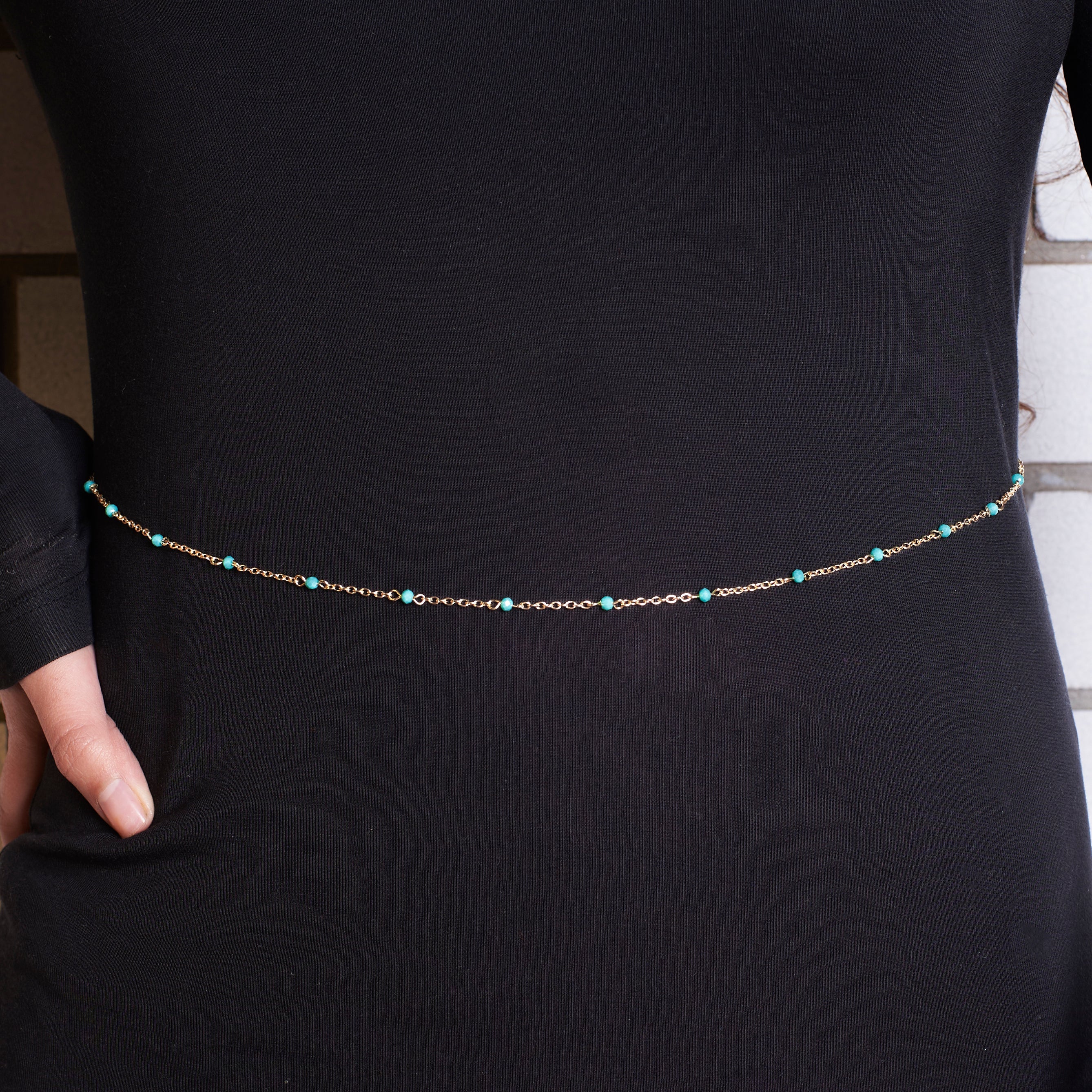 Salty Ocean Wave Waist Chain