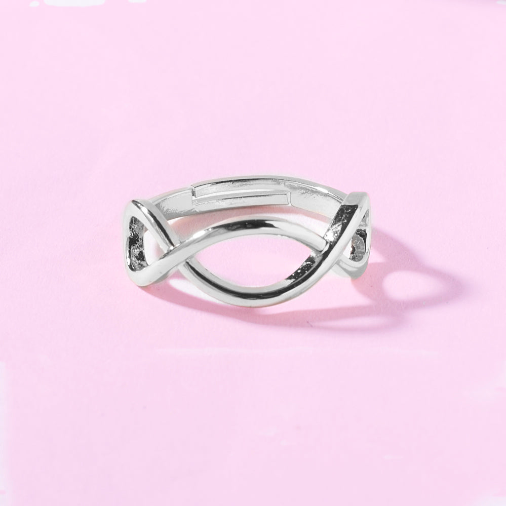 Salty Forever Infinity Silver Ring