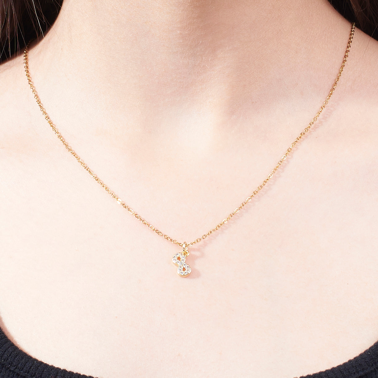 Salty Infinity Charm Necklace