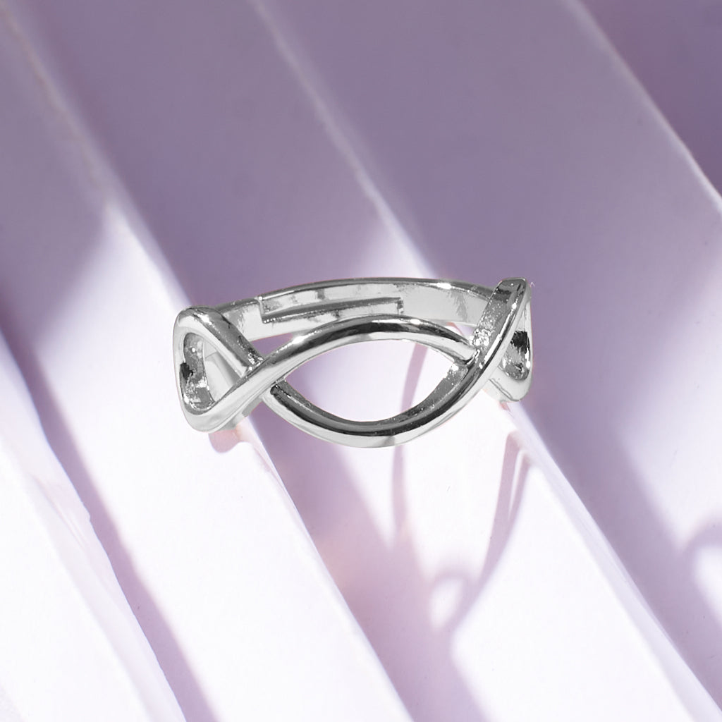 Salty Forever Infinity Silver Ring