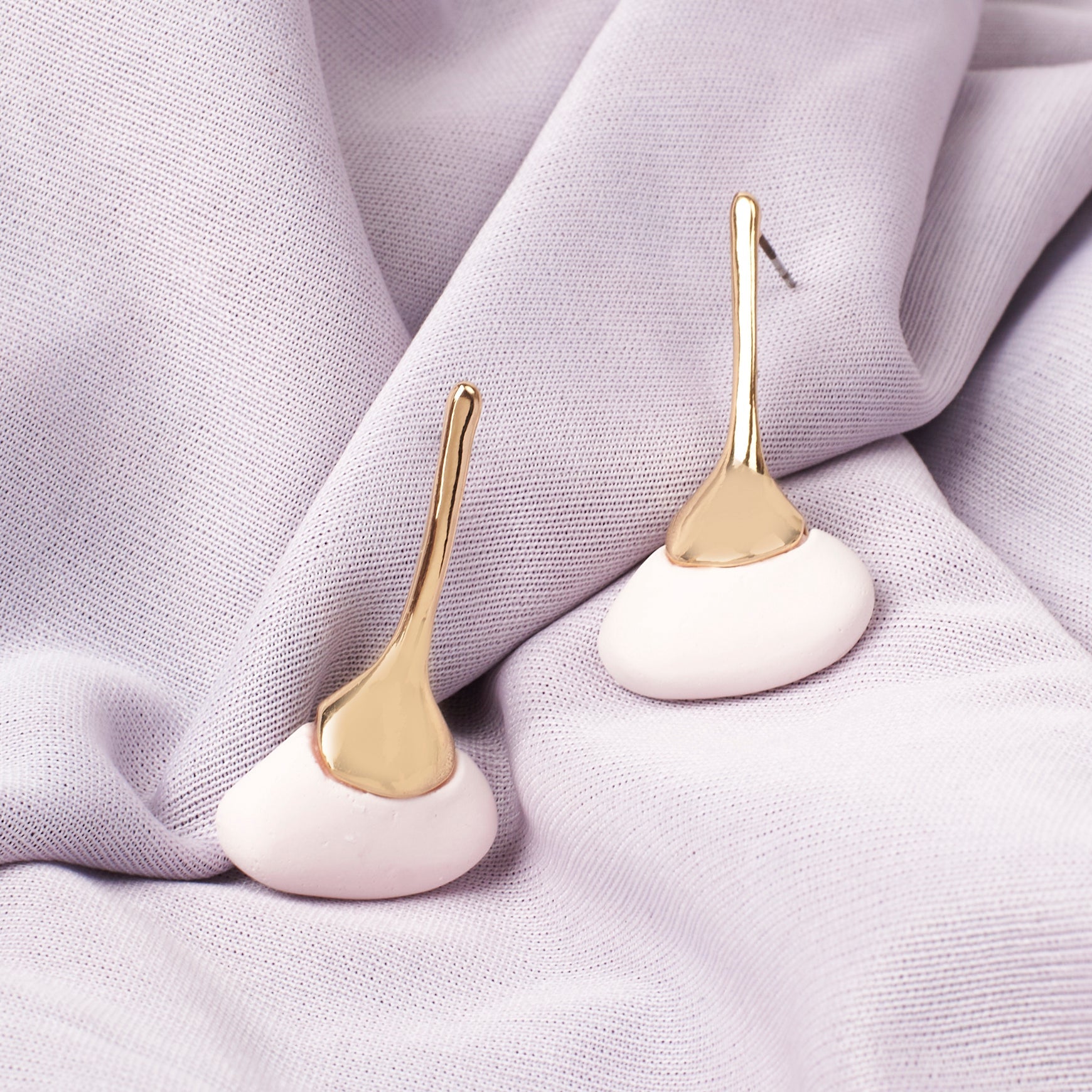 Salty Petal Drop Earrings