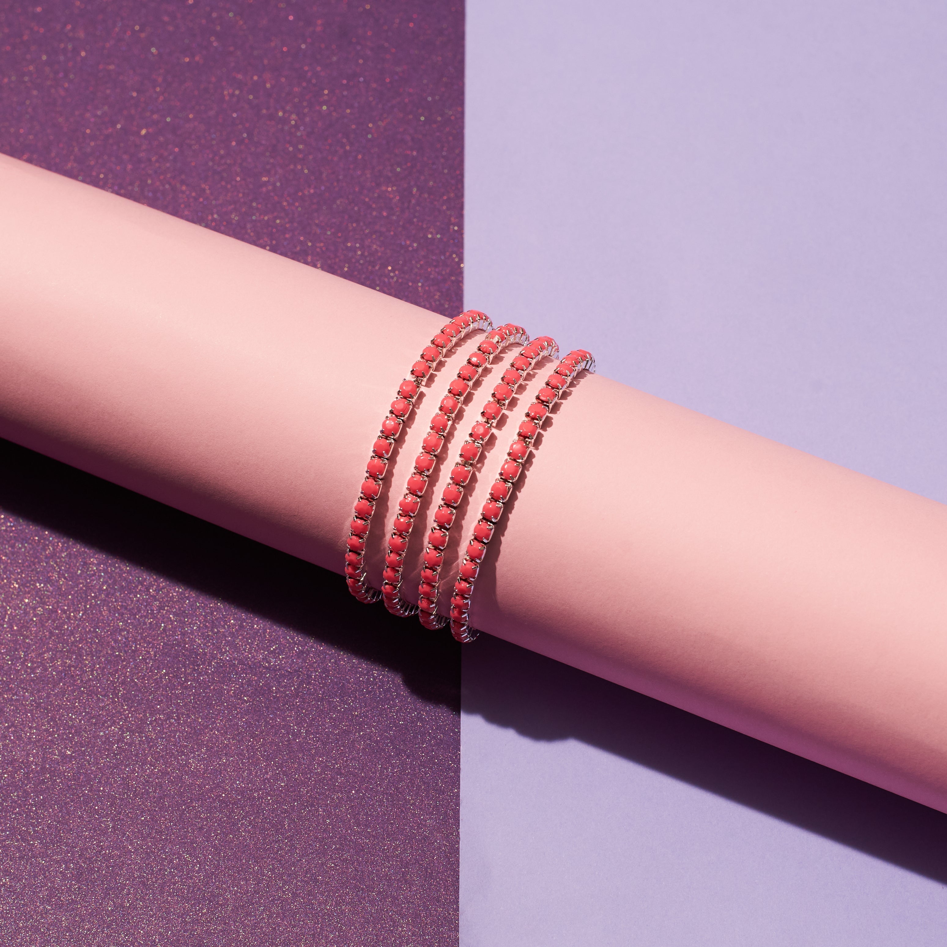 Salty Set of 4 ElectricRose Stretchable Band