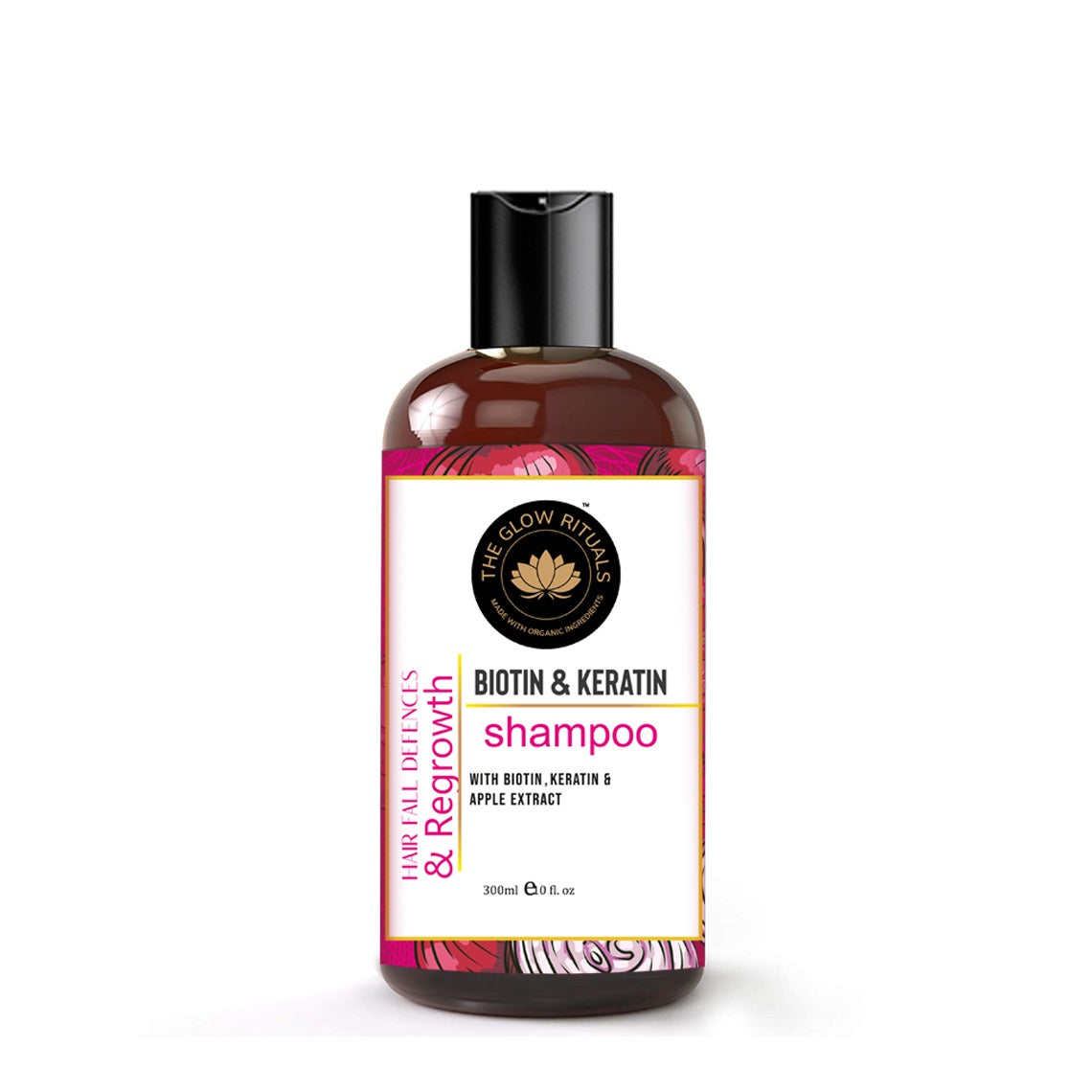 The glow rituals Biotin & Keratin Shampoo - 300ml