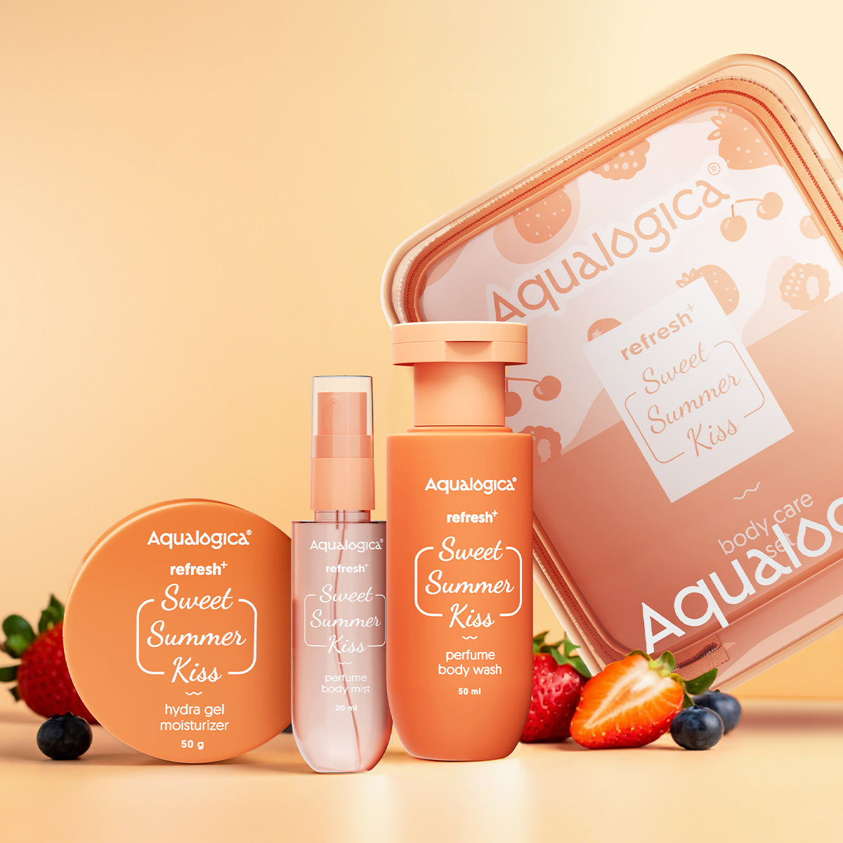 Aqualogica Refresh+ Body Care Set - Sweet Summer Kiss