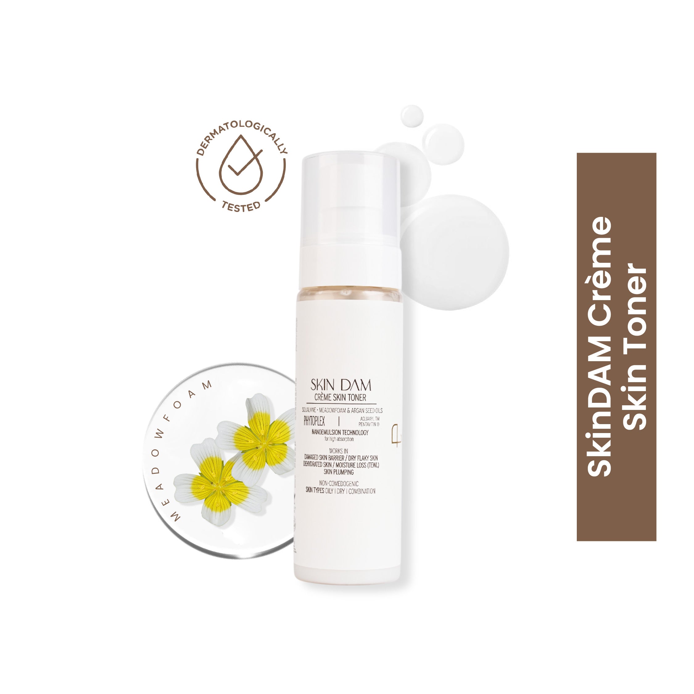 Personal Touch Skindam Creme Milky Skin Toner & Mist 100ml - Pack of 3