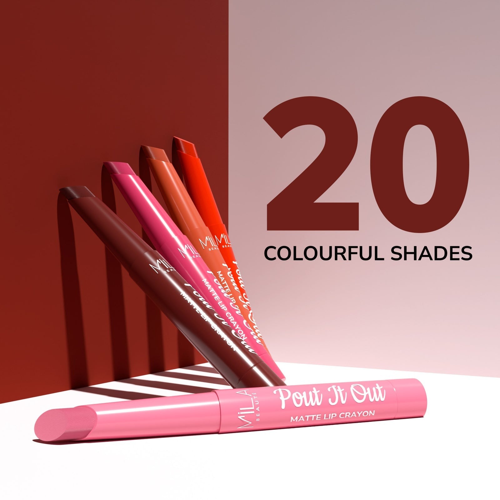 Mila Beaute Pout It Out Lip Crayon