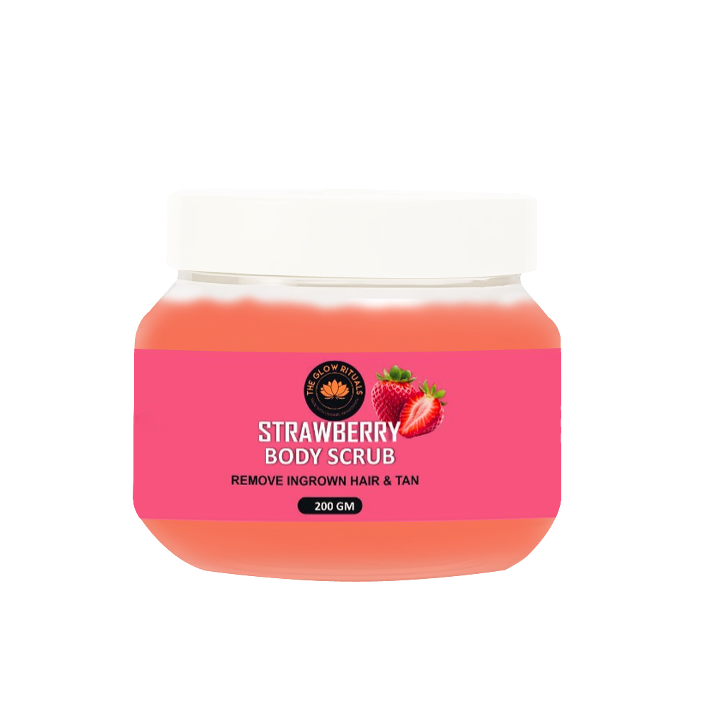 The Glow Rituals Strawberry Body Scrub