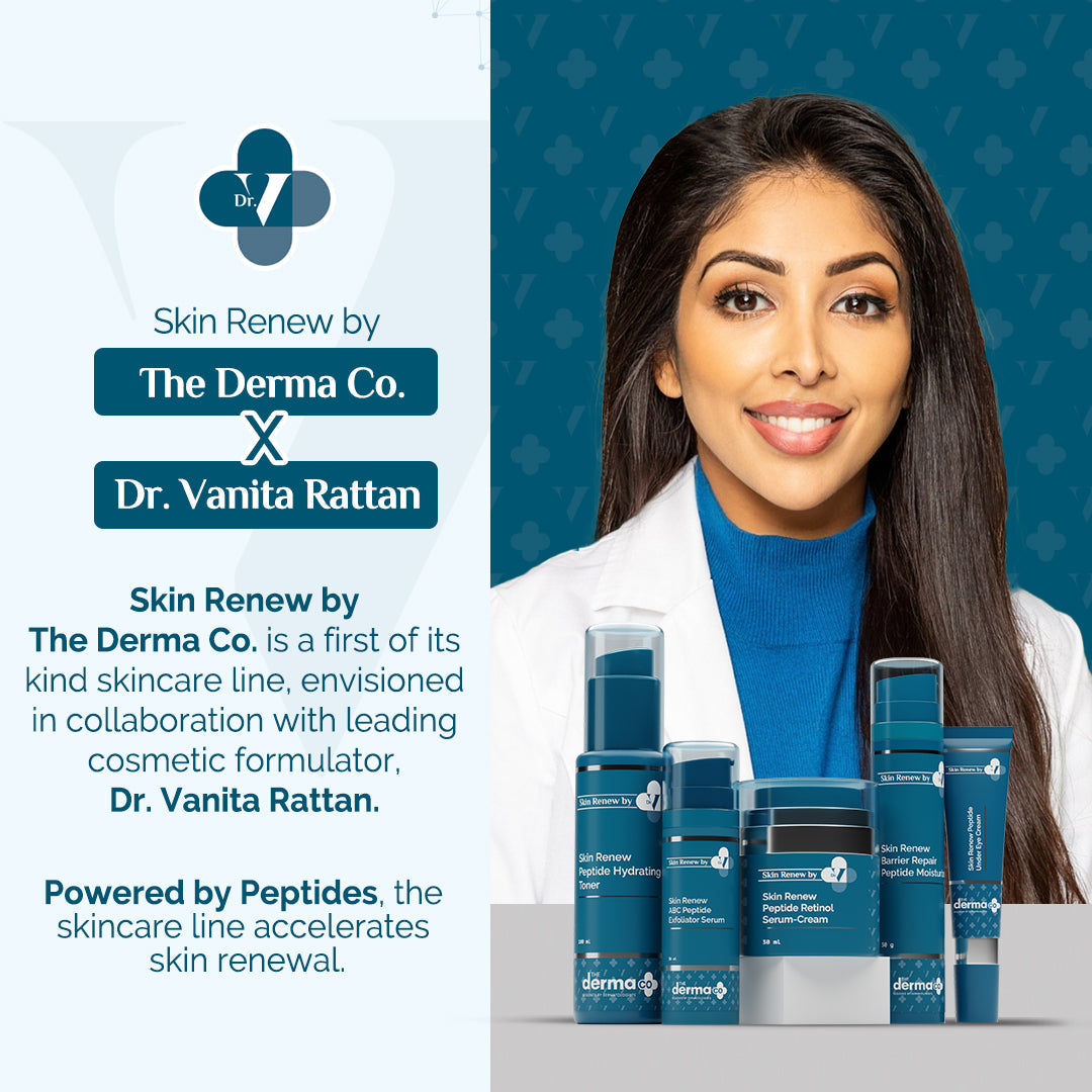 Derma Co X Dr V Skin Renew Peptide Under Eye Cream - 15ml