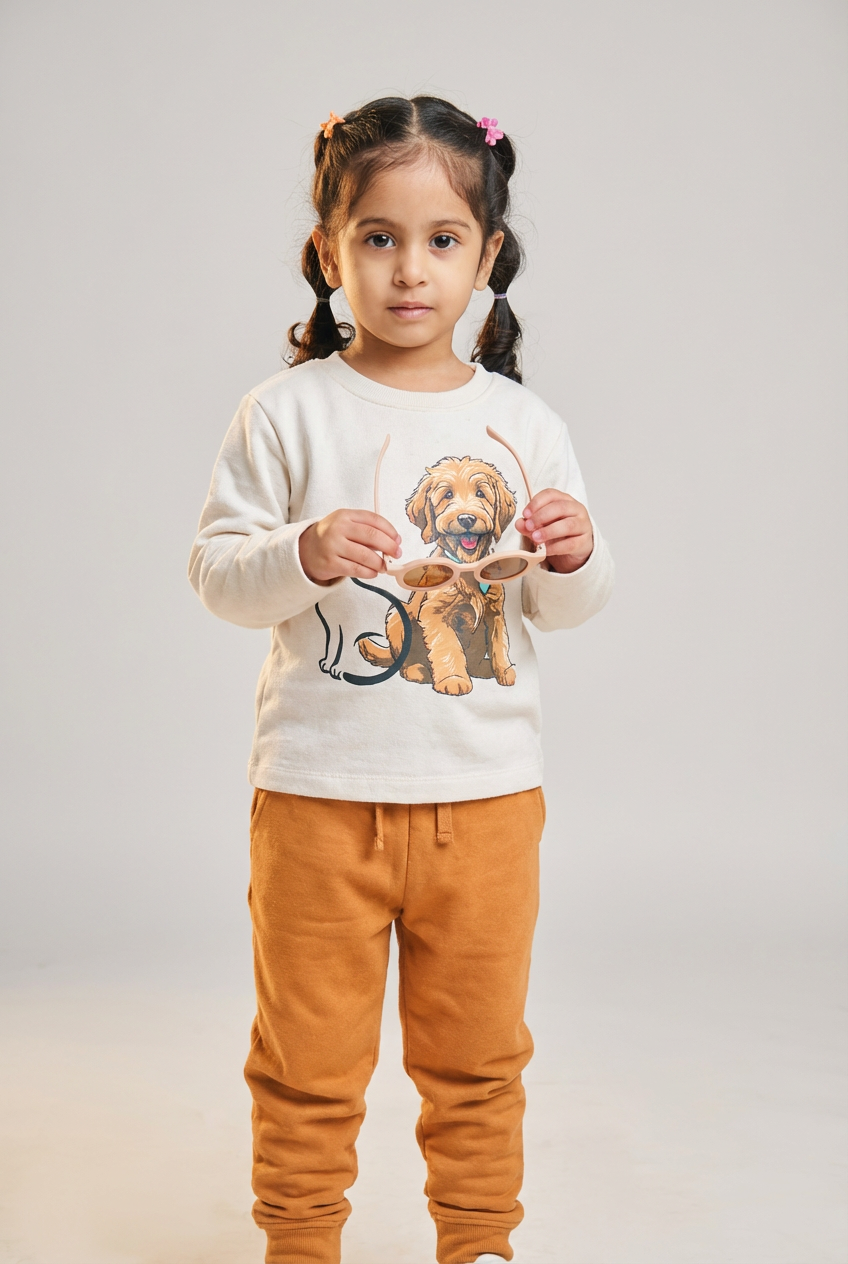 Urbanrac GOTS Certified Organic Cotton Sweatshirt Pant Set - Dog & Cat