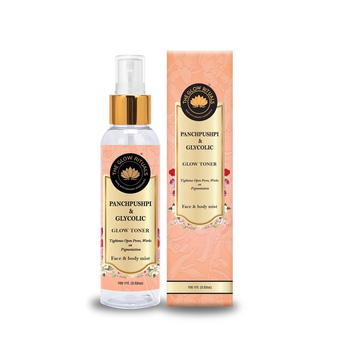 The glow rituals Panchpushpi & Glycolic Glow Toner - 100ml