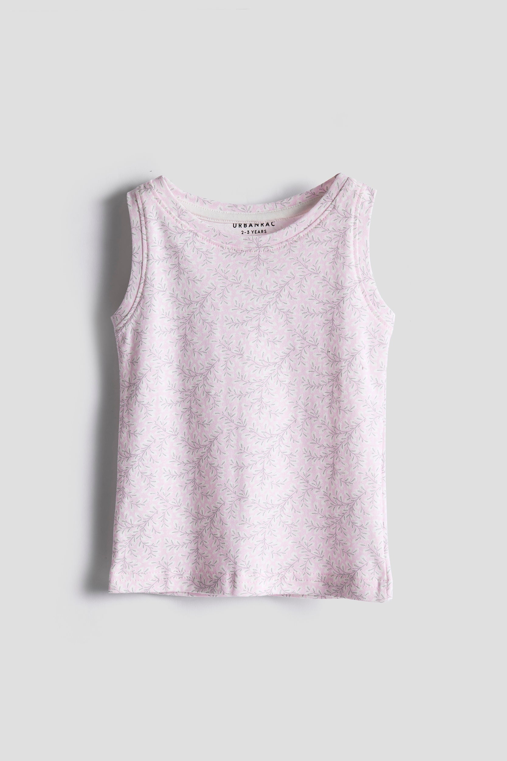 Urbanrac Girl Cotton Vest Top - Floral
