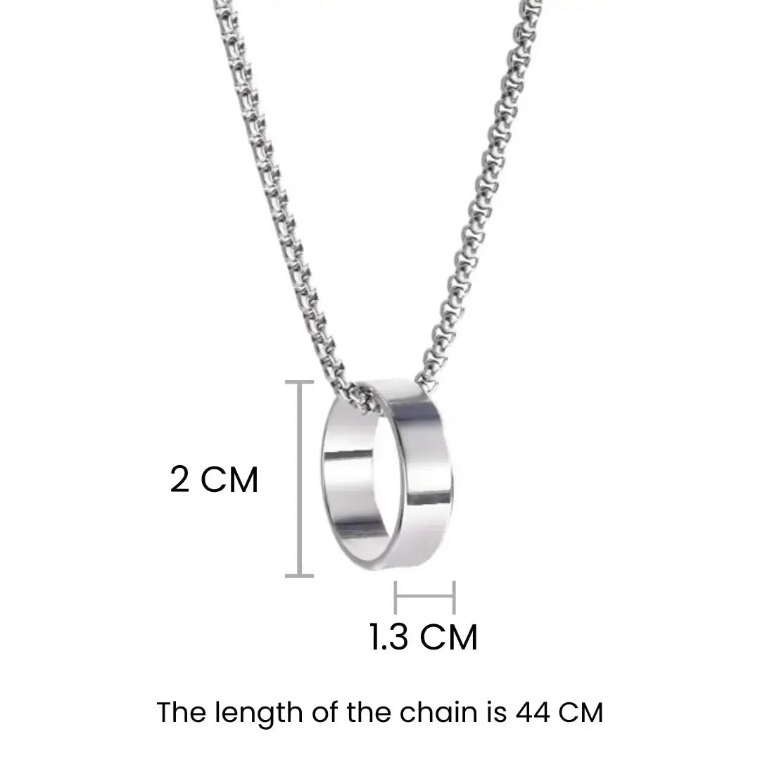 Salty Unity Loop Silver Chain