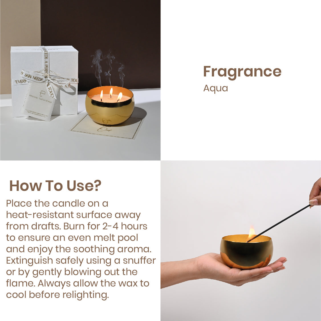 Personal Touch Love Me Some Candle - Aqua Oud