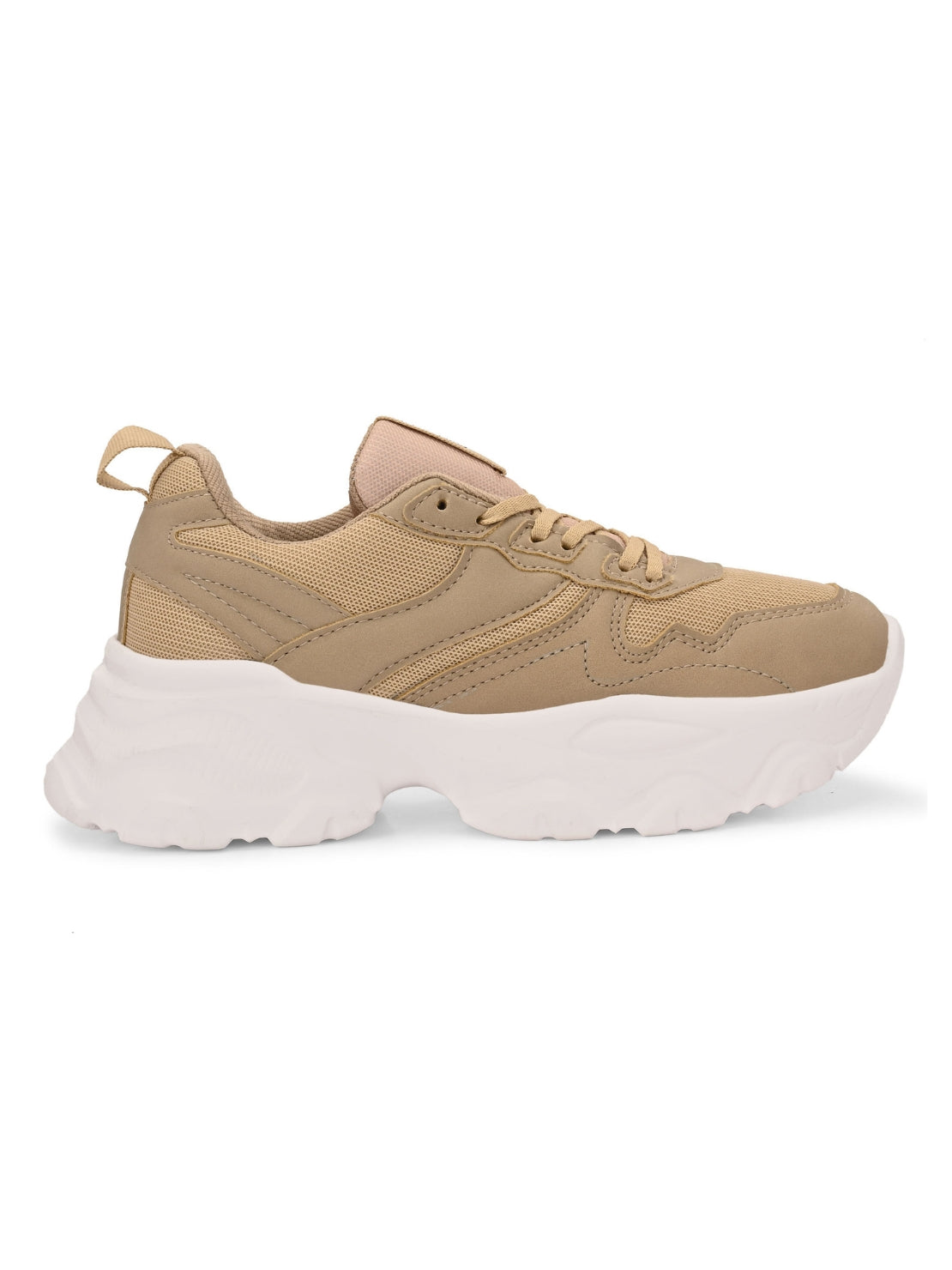 Hirolas Chunky Mesh & Synthetic Sports Shoes for women