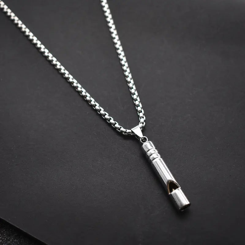 Salty Viking horn Silver Chain